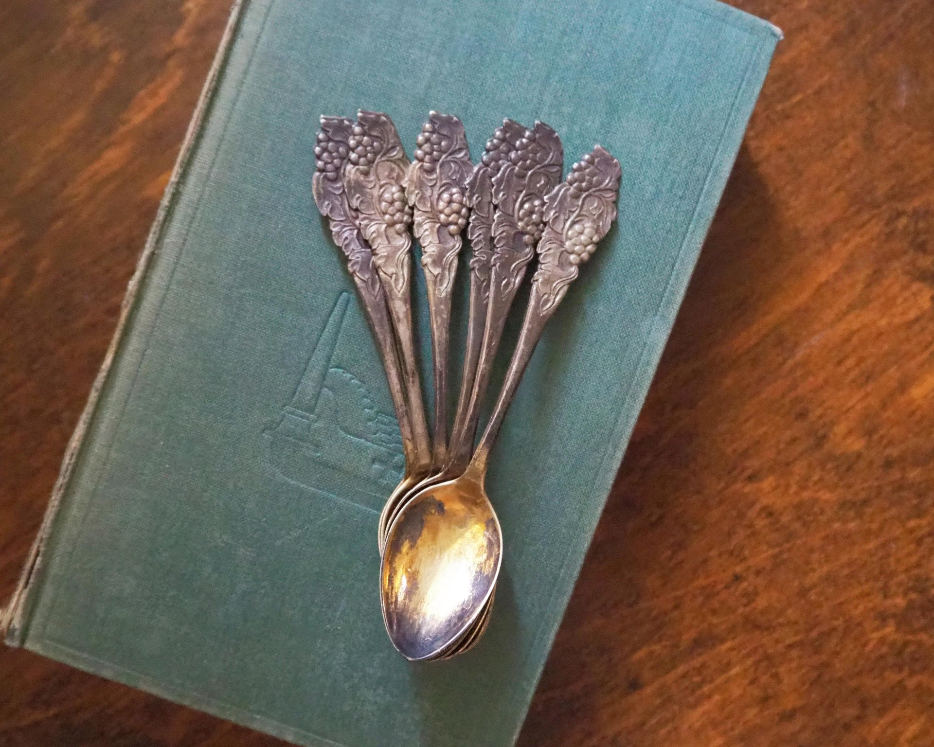 Set of six vintage teaspoons | Vintage silver plated teaspoons | Small vintage teaspoons | Vintage alpacca teaspoons
