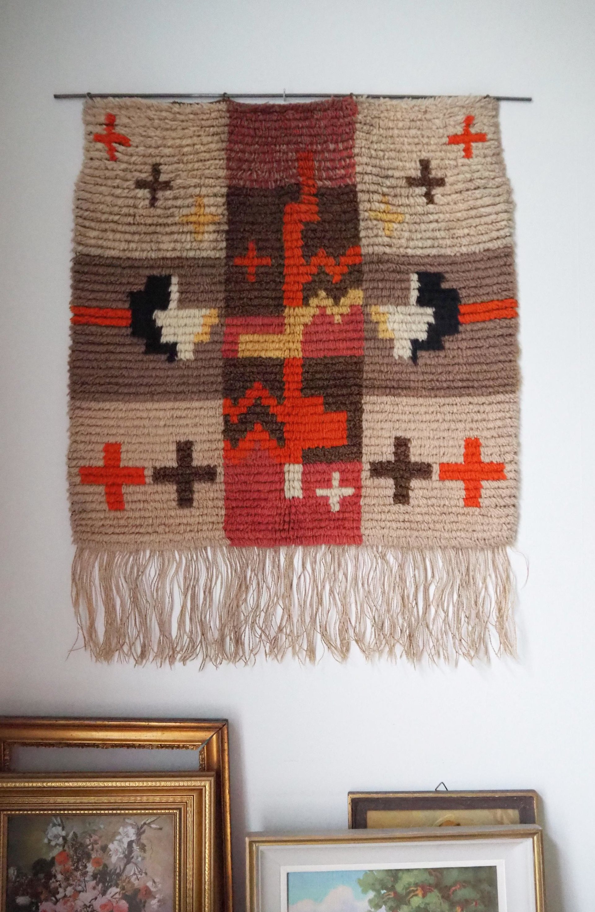 Vintage wall hanging | Scandinavian wall tapestry | Scandinavian wall hanging | Vintage wall tapestry | Handmade wall tapestry