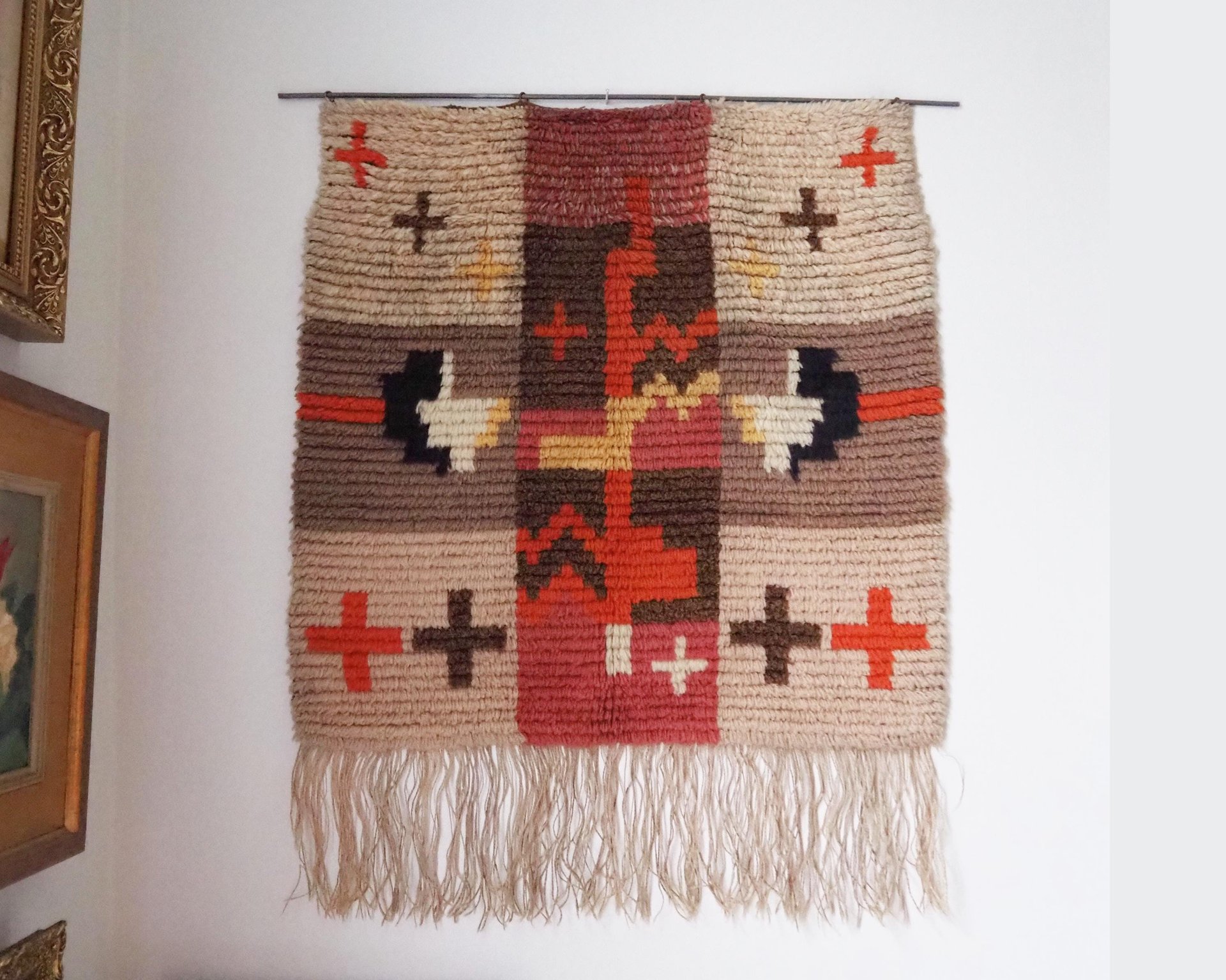 Vintage wall hanging | Scandinavian wall tapestry | Scandinavian wall hanging | Vintage wall tapestry | Handmade wall tapestry