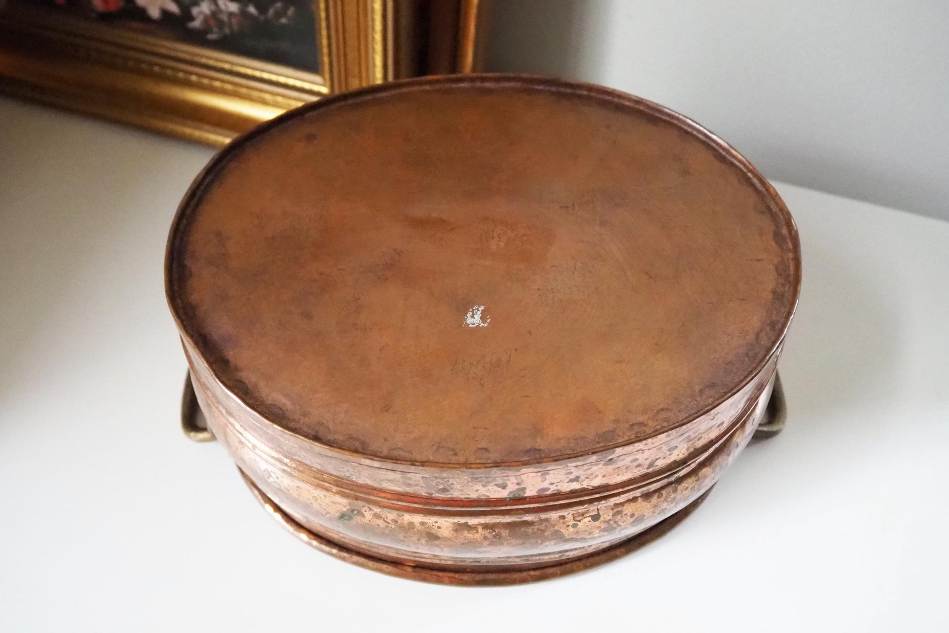 Vintage copper planter | Large copper planter | Oval copper planter | Vintage copper pot
