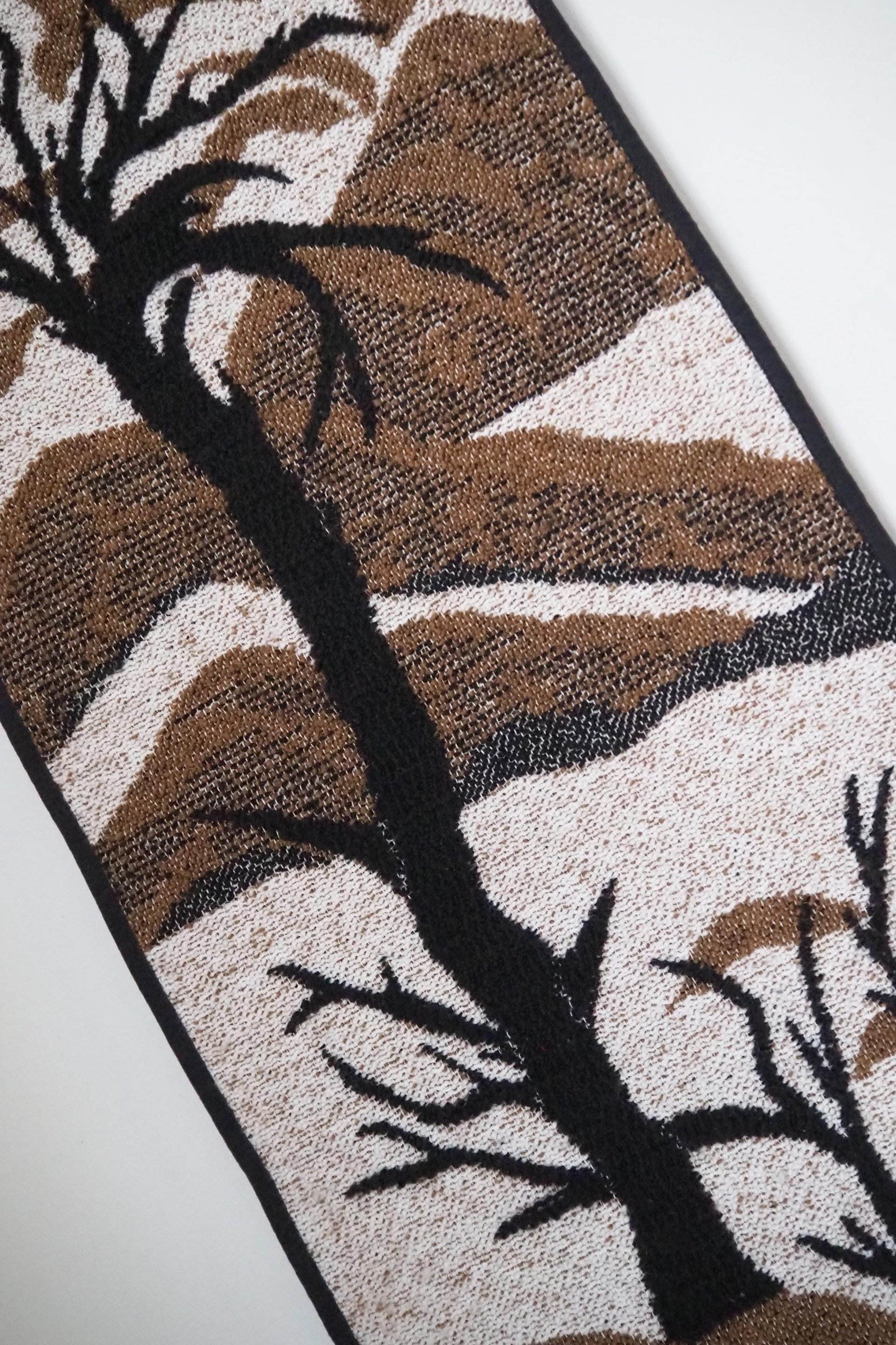 Vintage wall hanging | Long wall hanging | Vintage nature wall hanging | Scandinavian woven textile | Made in Finland