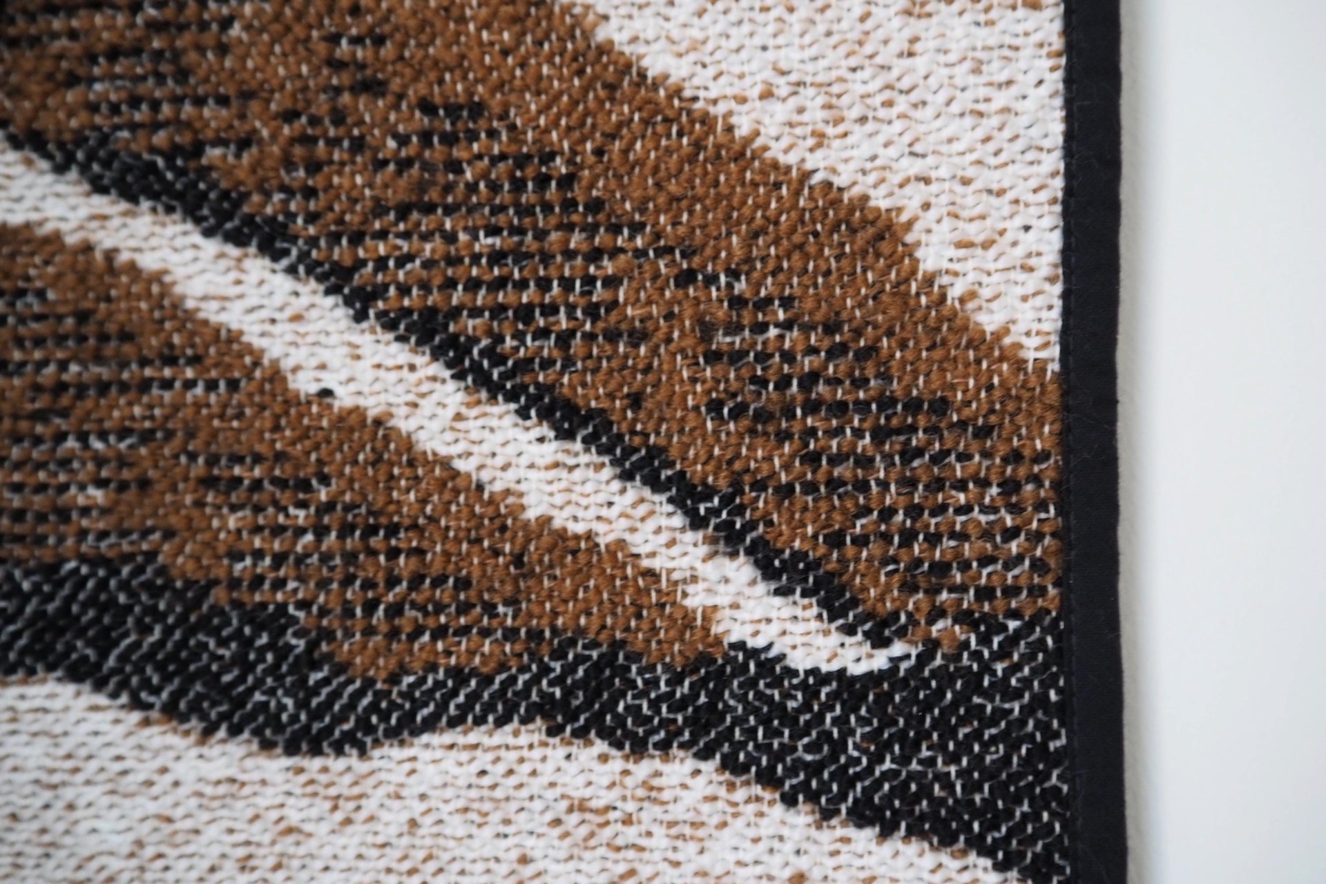 Vintage wall hanging | Long wall hanging | Vintage nature wall hanging | Scandinavian woven textile | Made in Finland