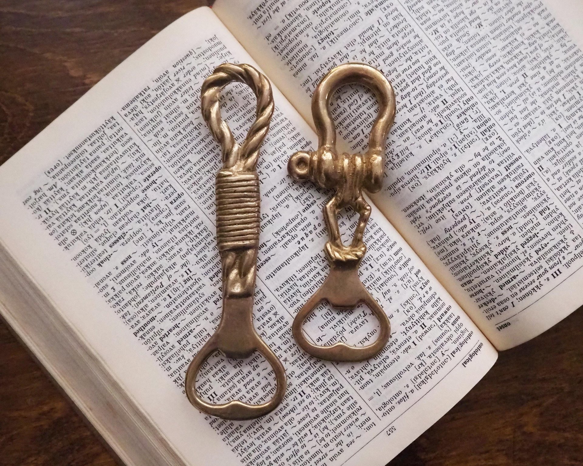 Vintage brass bottle opener set | Brass bottle openers | Vintage brass bottle openers | Vintage bottle openers