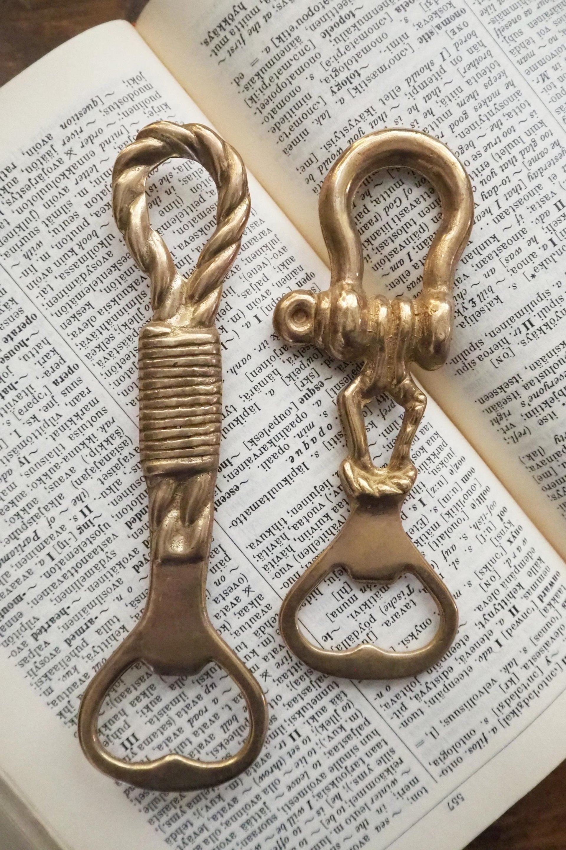 Vintage brass bottle opener set | Brass bottle openers | Vintage brass bottle openers | Vintage bottle openers