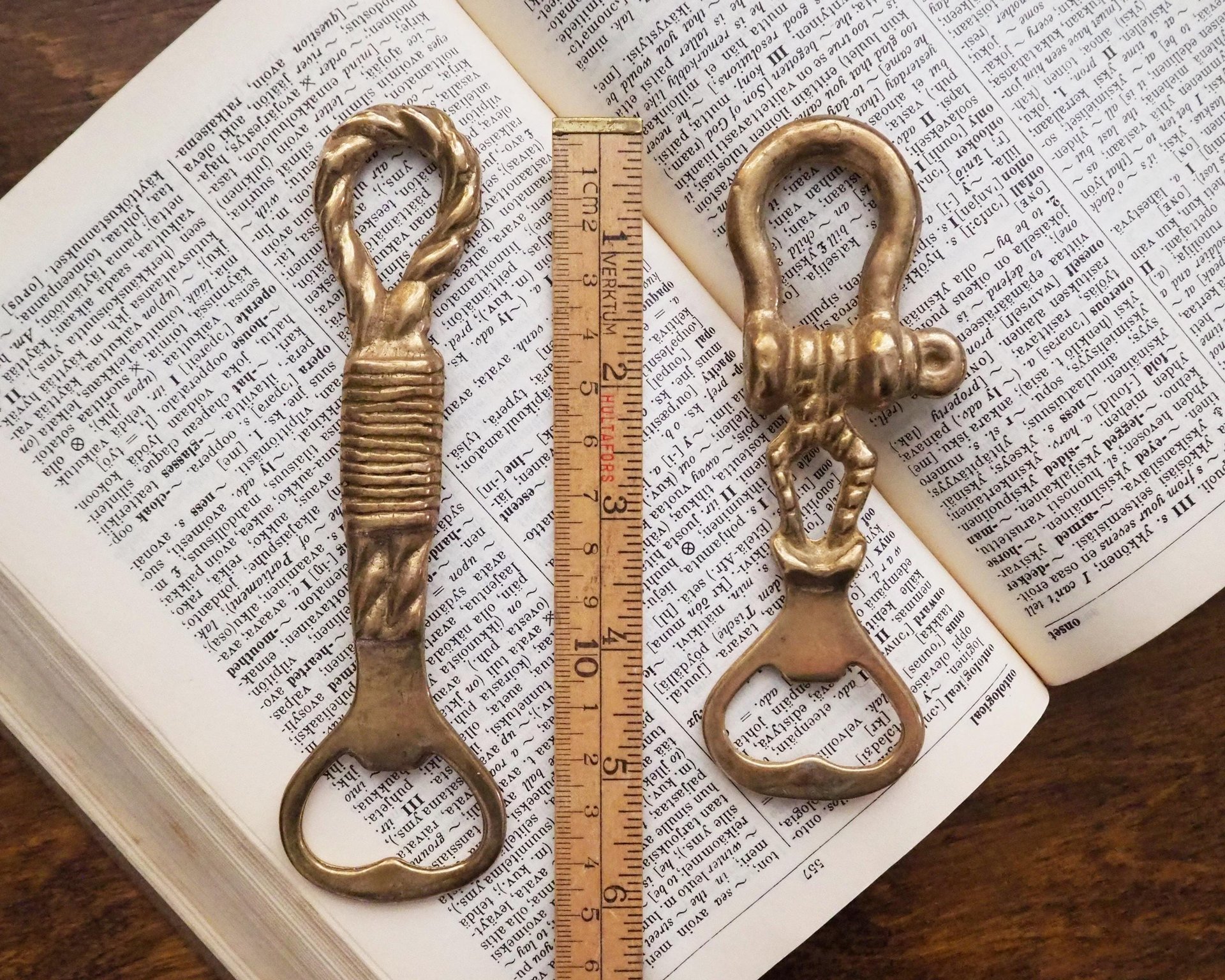 Vintage brass bottle opener set | Brass bottle openers | Vintage brass bottle openers | Vintage bottle openers