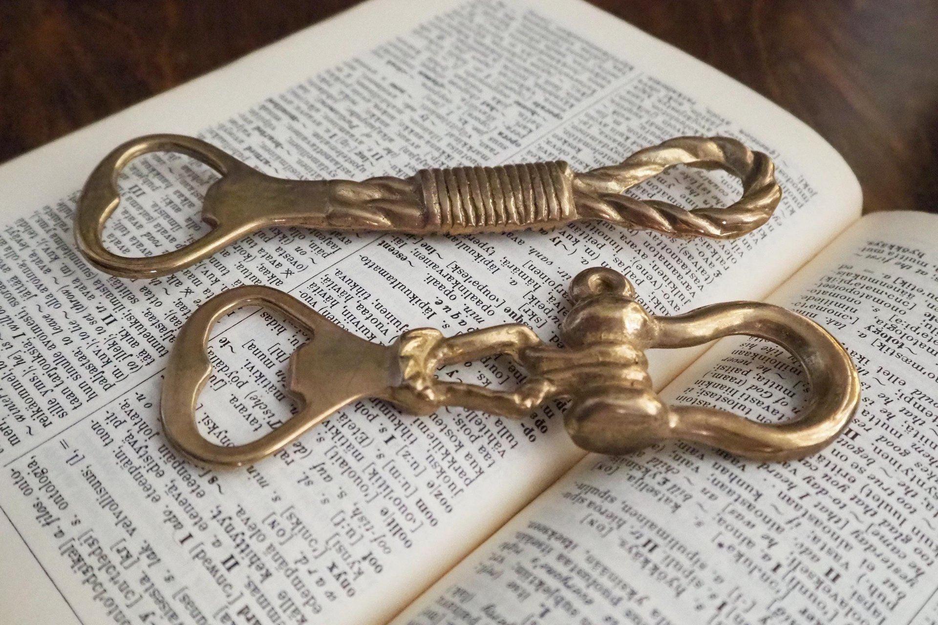 Vintage brass bottle opener set | Brass bottle openers | Vintage brass bottle openers | Vintage bottle openers