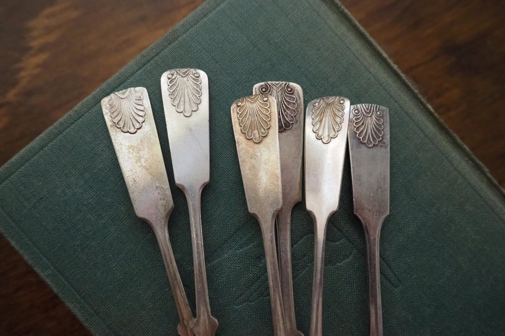 Set of six vintage teaspoons | Vintage alpacca silver teaspoons | Small teaspoons | Musla teaspoon set | Vintage alpacca teaspoons