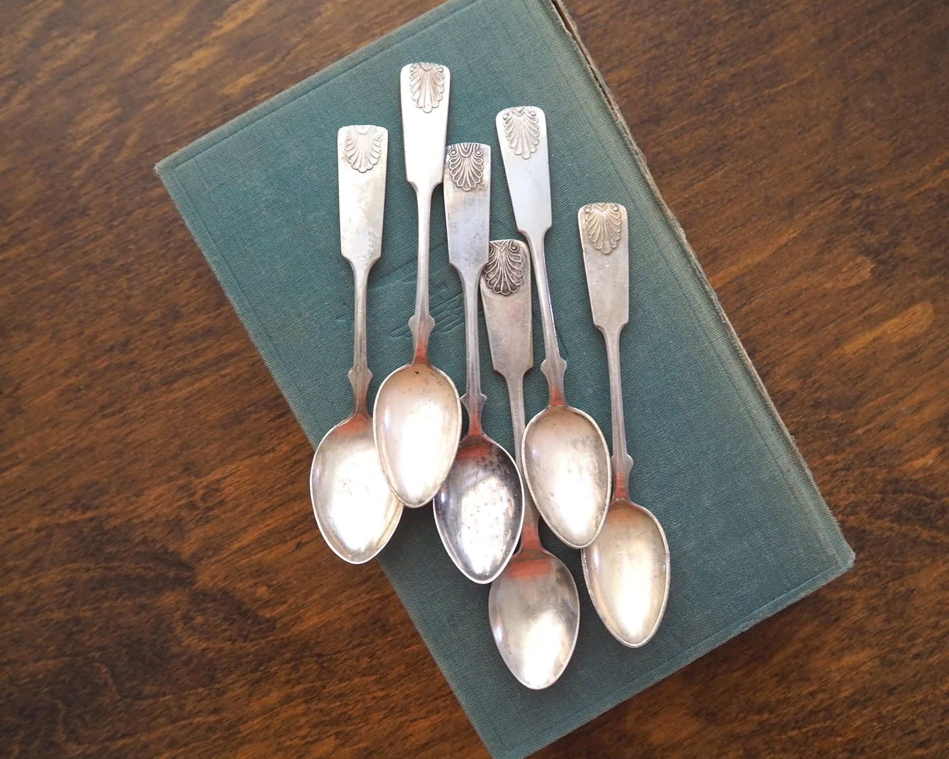 Set of six vintage teaspoons | Vintage alpacca silver teaspoons | Small teaspoons | Musla teaspoon set | Vintage alpacca teaspoons