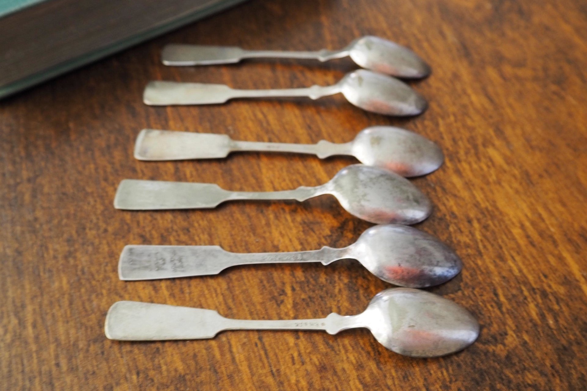 Set of six vintage teaspoons | Vintage alpacca silver teaspoons | Small teaspoons | Musla teaspoon set | Vintage alpacca teaspoons