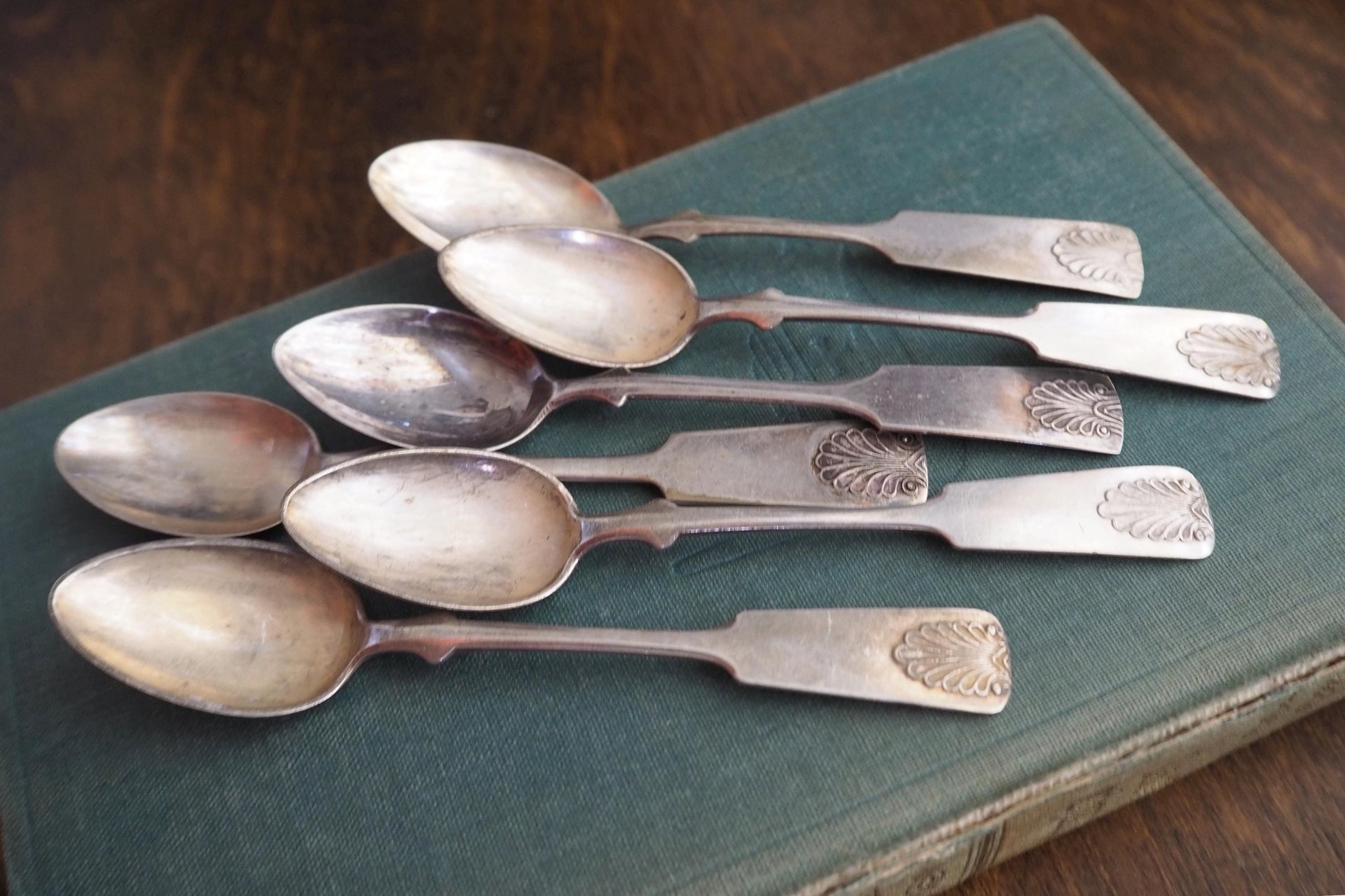 Set of six vintage teaspoons | Vintage alpacca silver teaspoons | Small teaspoons | Musla teaspoon set | Vintage alpacca teaspoons
