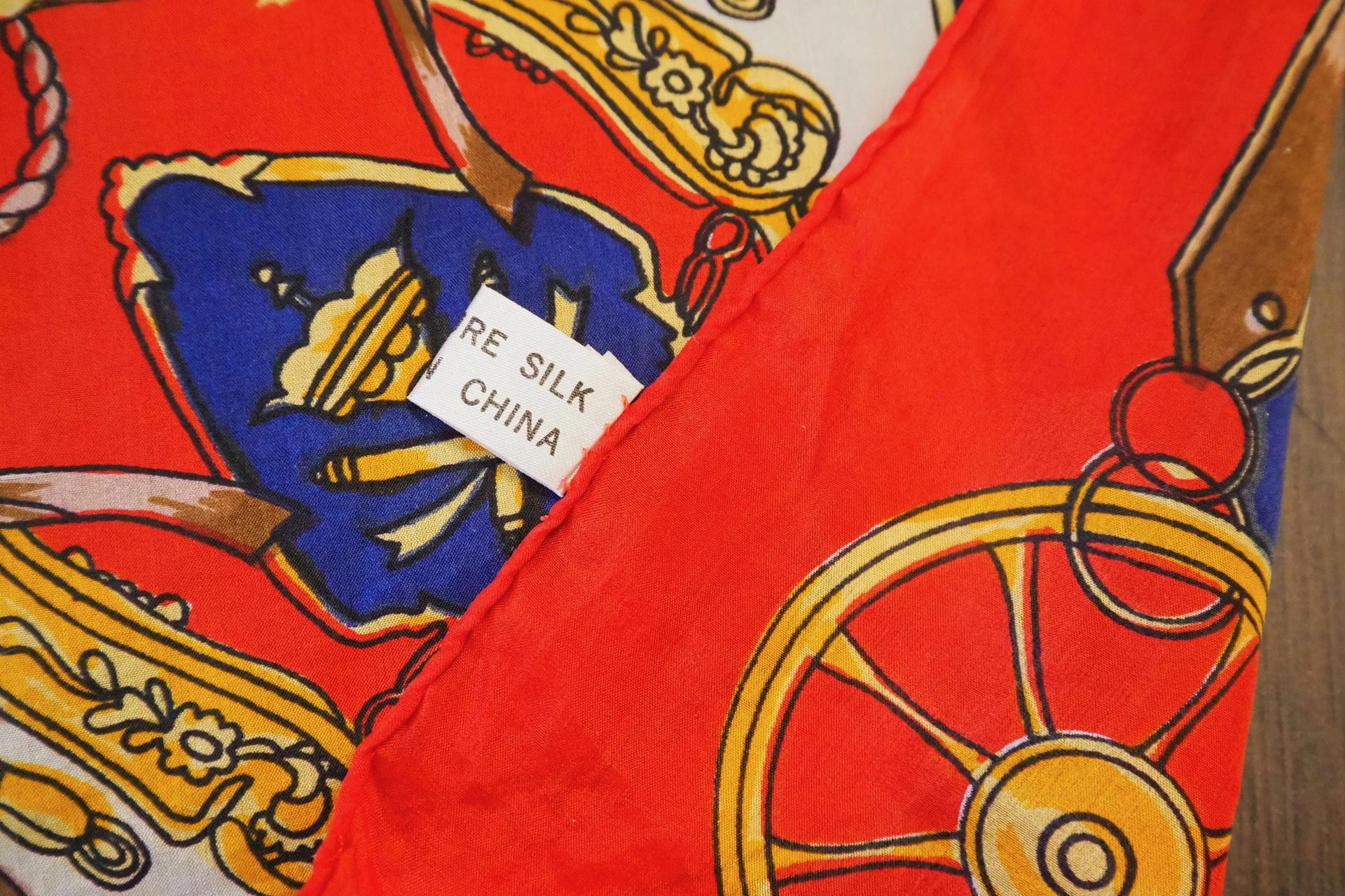 Vintage silk scarf | Vintage Egon von Furstenberg silk scarf | Large vintage silk scarf | Square silk scarf