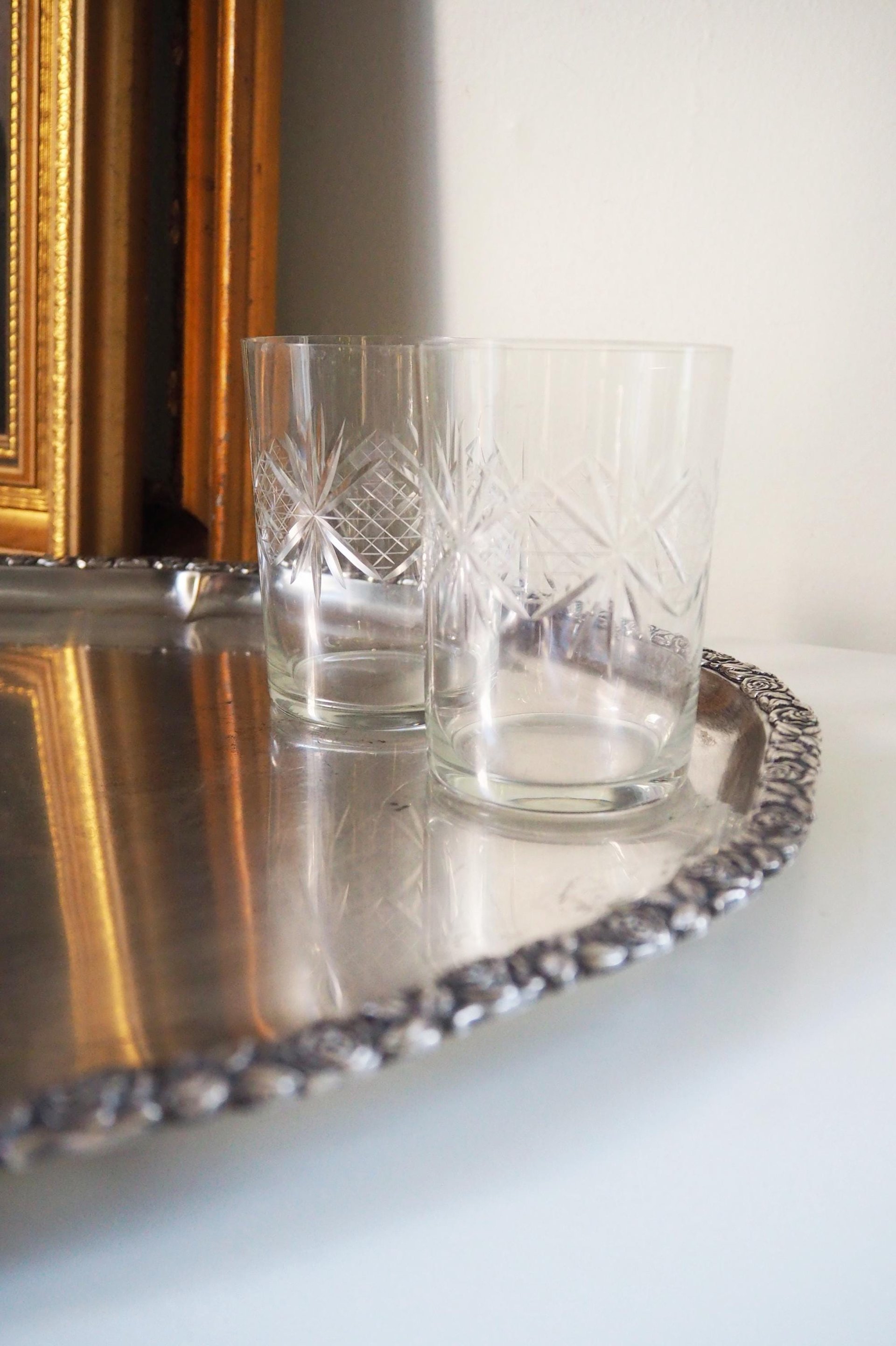 Vintage alpacca silver tray | Oval vintage tray | Large vintage serving tray | Alpacca silver serving platter | Oval silver tray