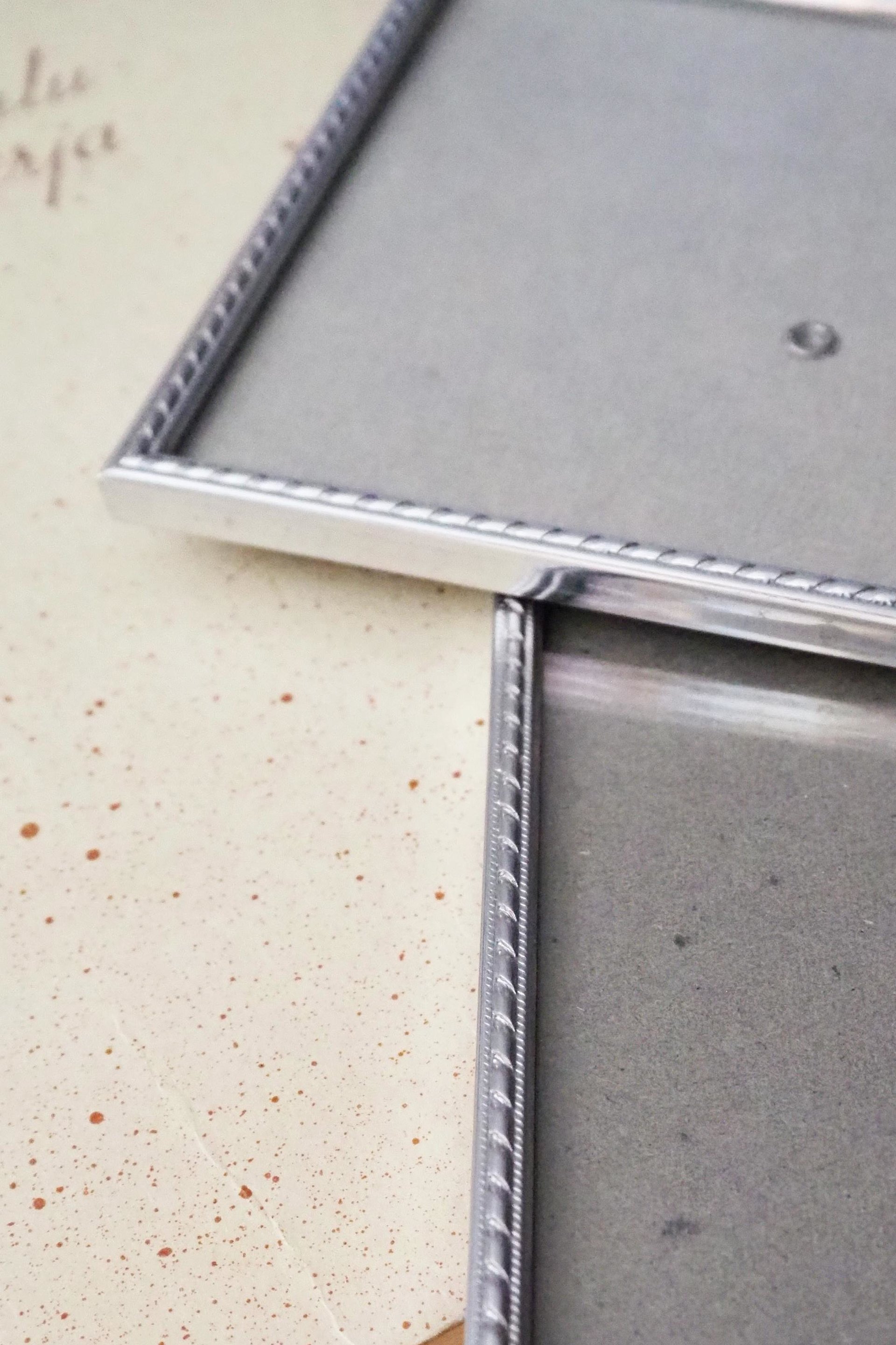 Set of two vintage silver plated photo frames | Silver plated photo frame 11x15 cm | Vintage silver plated picture frames | Vintage frames