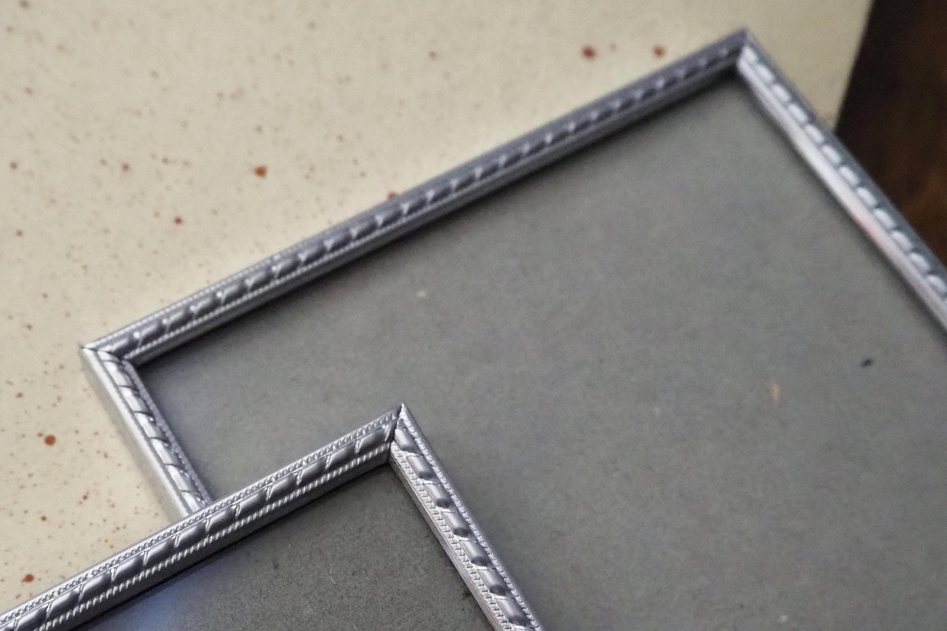 Set of two vintage silver plated photo frames | Silver plated photo frame 11x15 cm | Vintage silver plated picture frames | Vintage frames