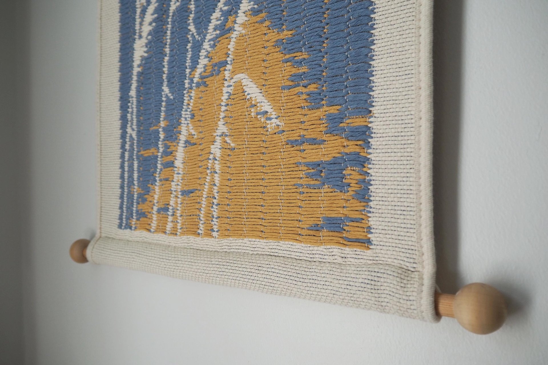 Vintage wall hanging | Sunset wall hanging | Vintage tapestry | Scandinavian woven textile | Made in Finland | Vintage wall tapestry