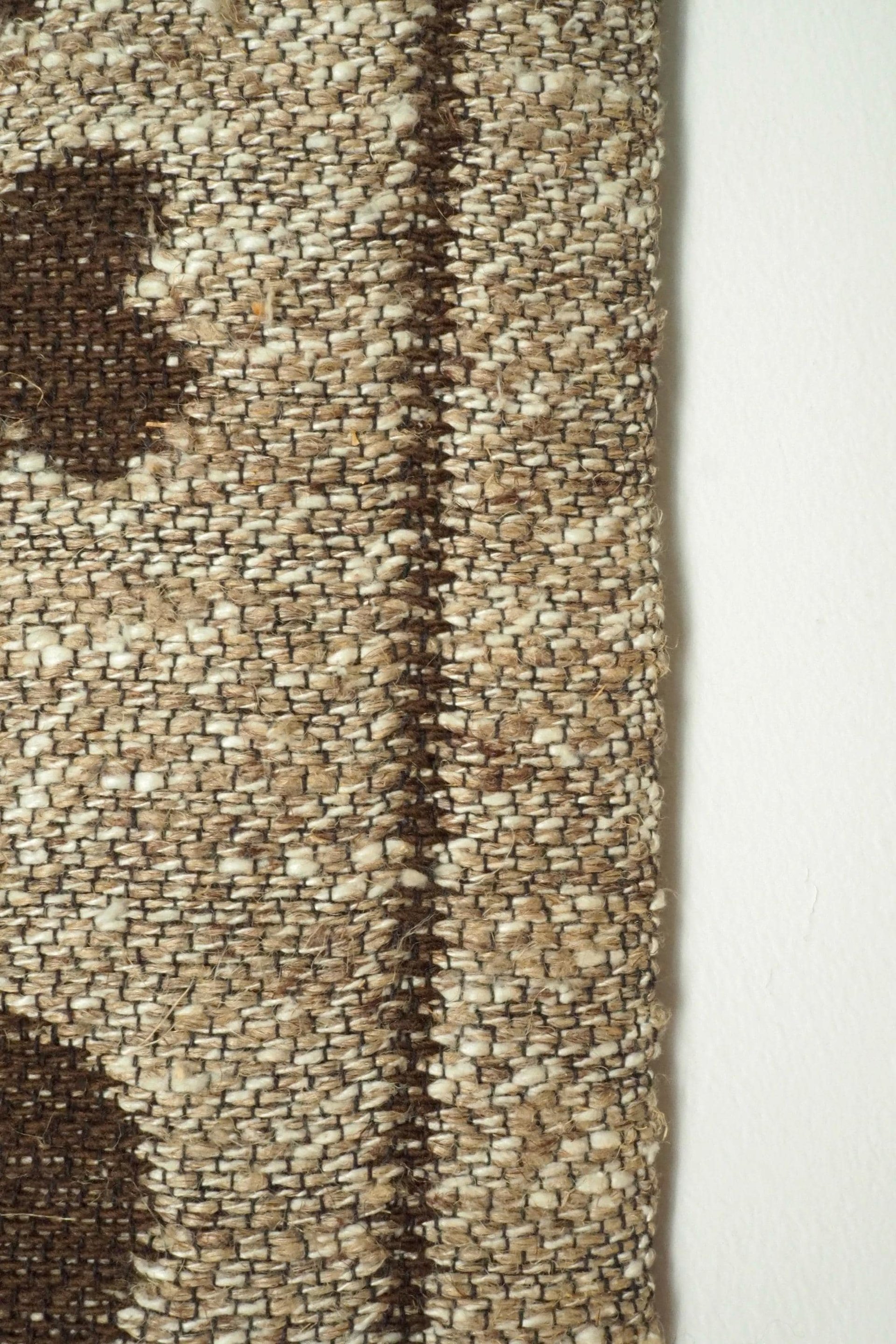 Vintage wall hanging | Floral wall tapestry | Retro wall hanging | Scandinavian wall hanging | Brown and beige wall hanging