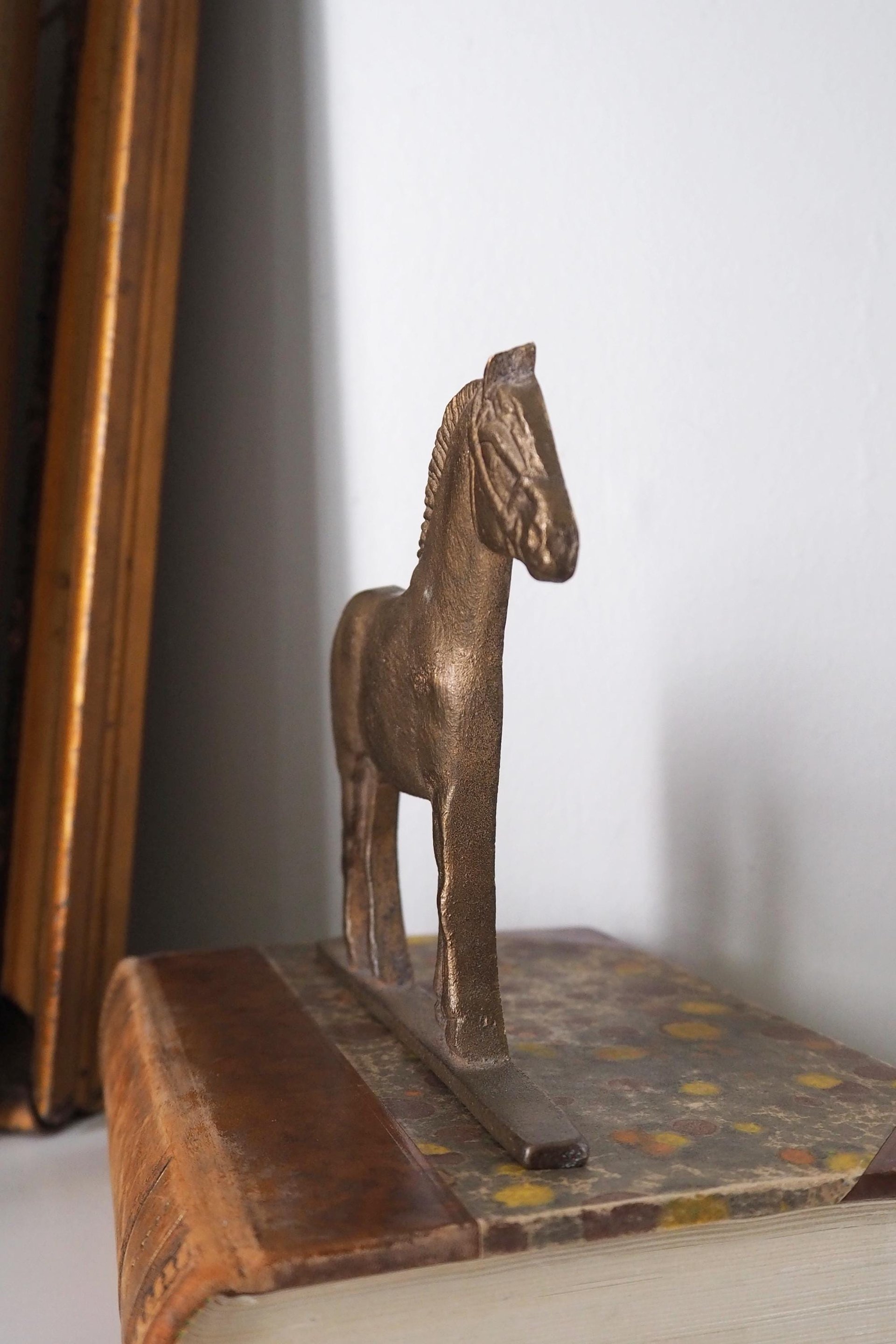 Vintage brass horse | Vintage horse figurine | Vintage horse ornament | Vintage brass figurine | Brass horse | Standing brass horse