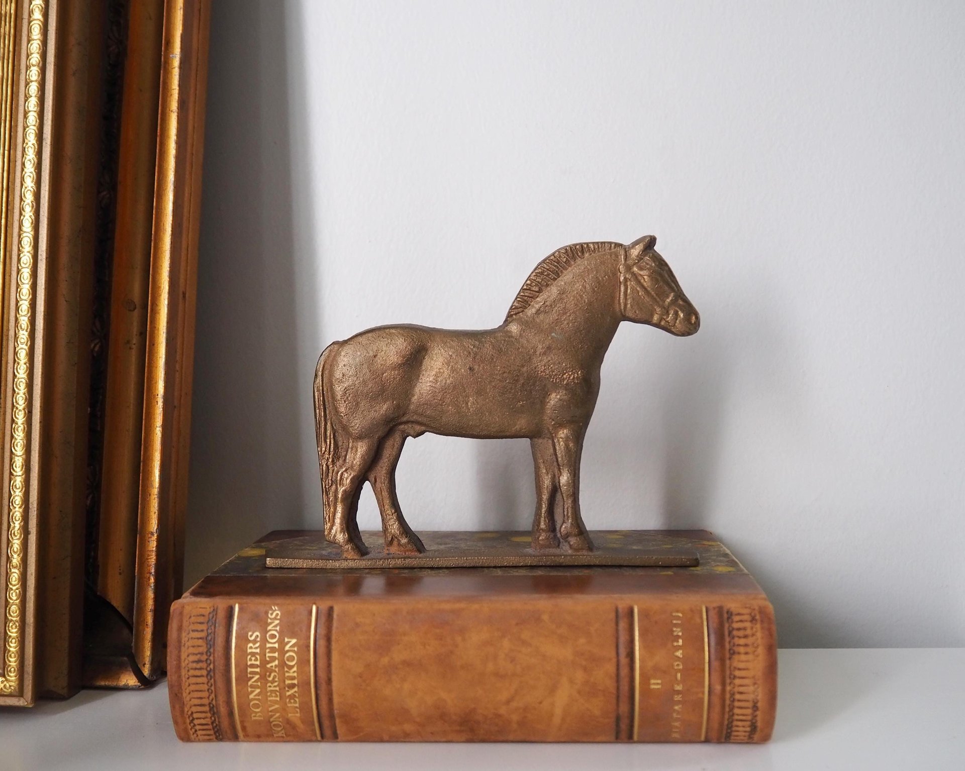Vintage brass horse | Vintage horse figurine | Vintage horse ornament | Vintage brass figurine | Brass horse | Standing brass horse