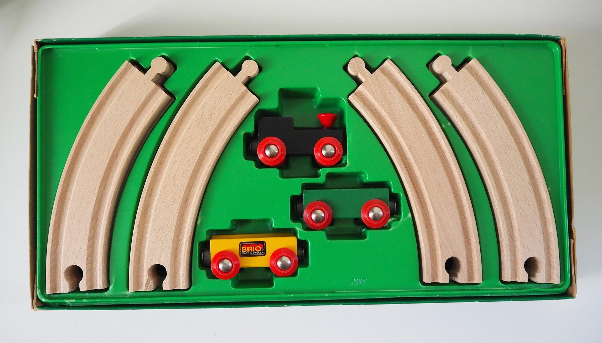 Vintage Brio train set | Wooden train set for children | Vintage train set for kids | Vintage wooden toy train | Vintage toys | Brio 33115