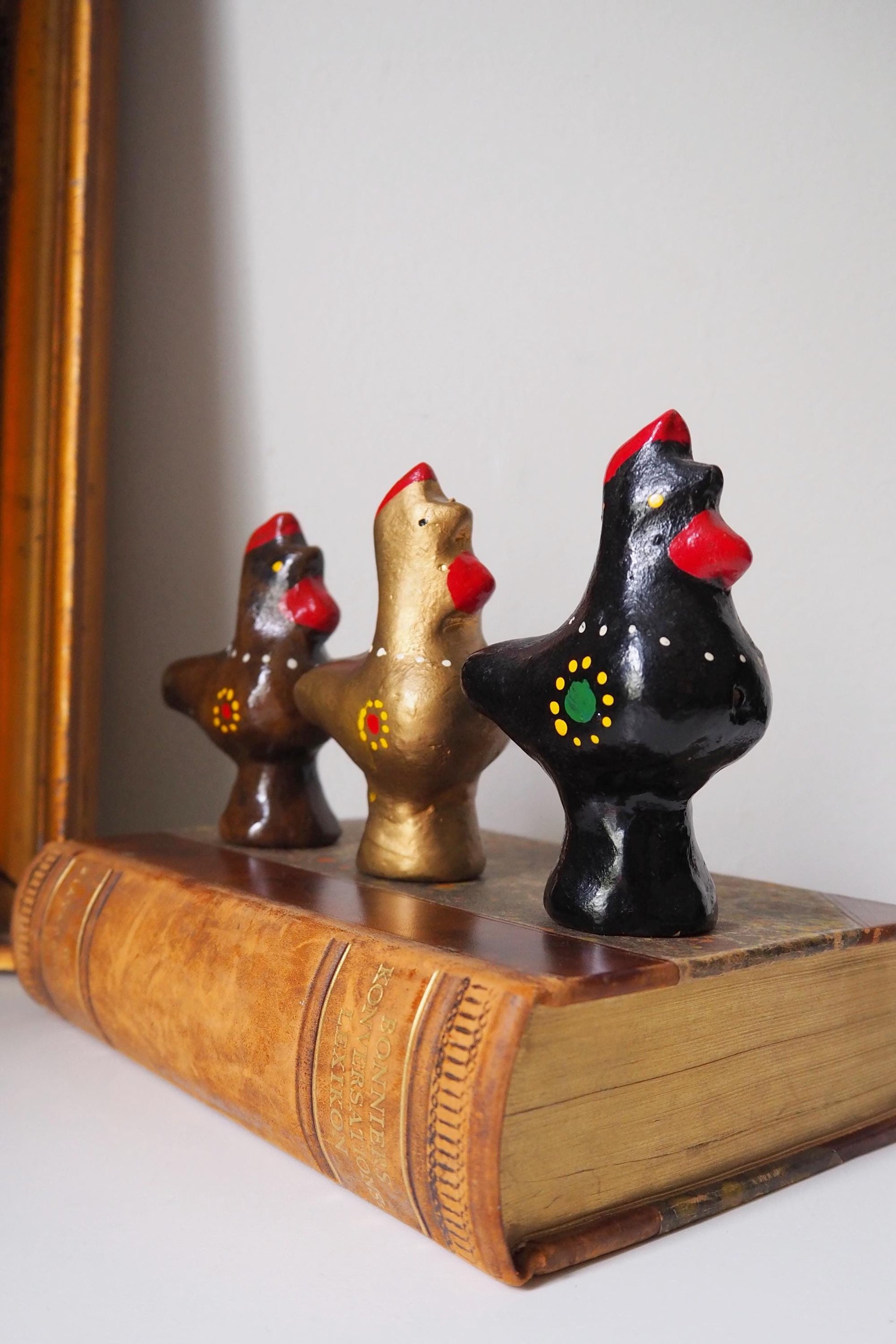 Vintage bird whistle set | Ceramic bird whistles | Retro bird whistles | Colourful bird whistles | Made in Finland | Finnish bird whistles