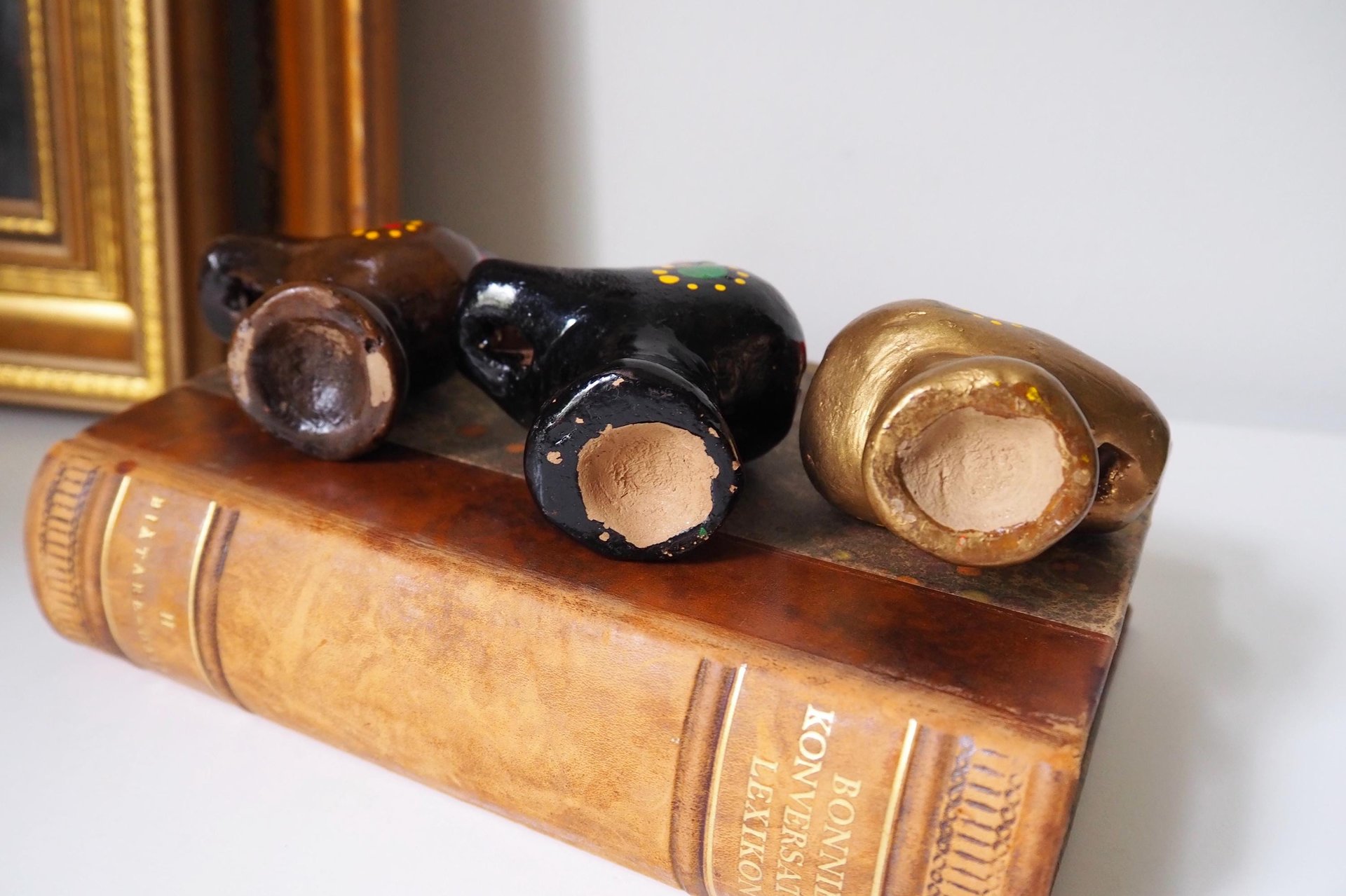 Vintage bird whistle set | Ceramic bird whistles | Retro bird whistles | Colourful bird whistles | Made in Finland | Finnish bird whistles