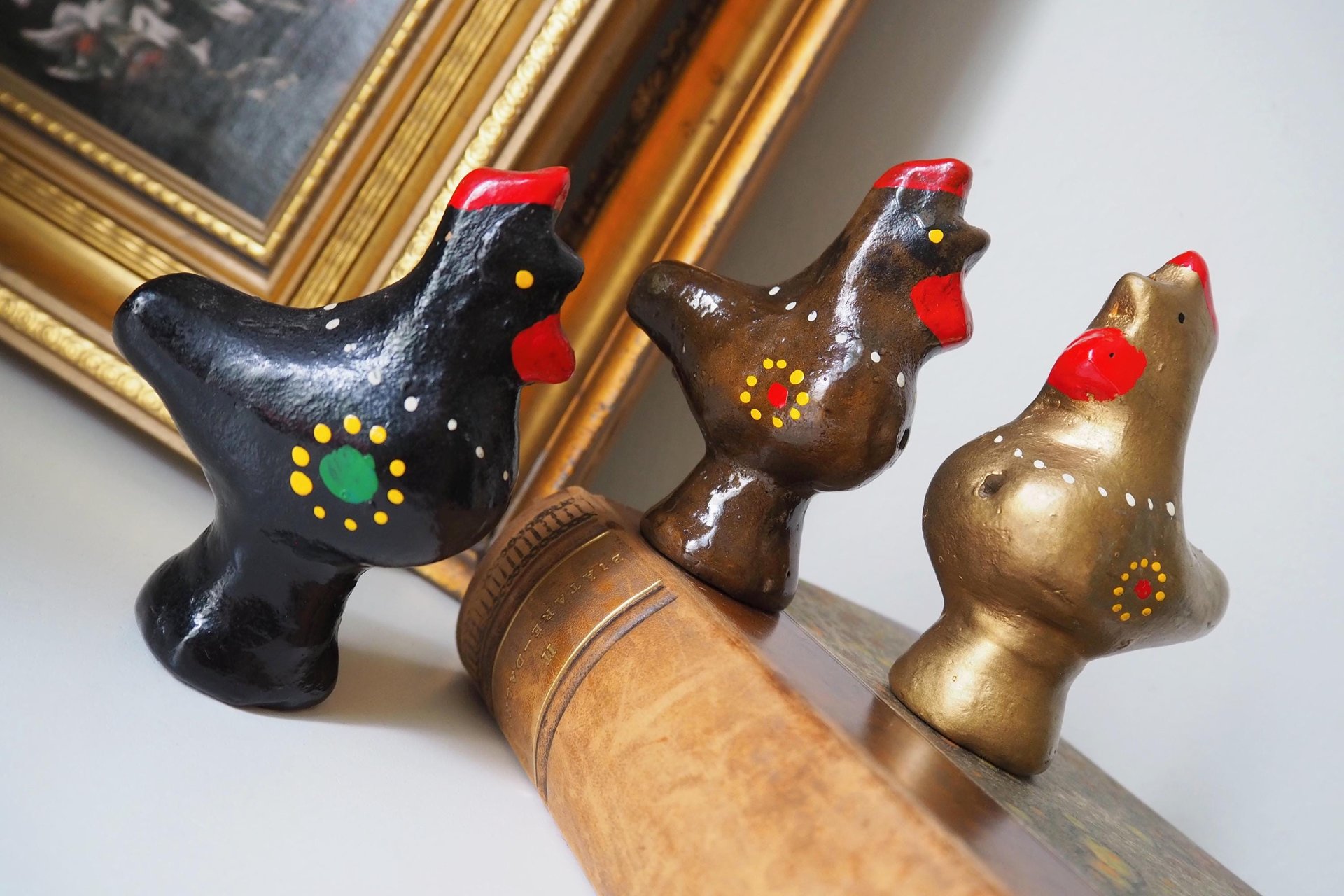 Vintage bird whistle set | Ceramic bird whistles | Retro bird whistles | Colourful bird whistles | Made in Finland | Finnish bird whistles