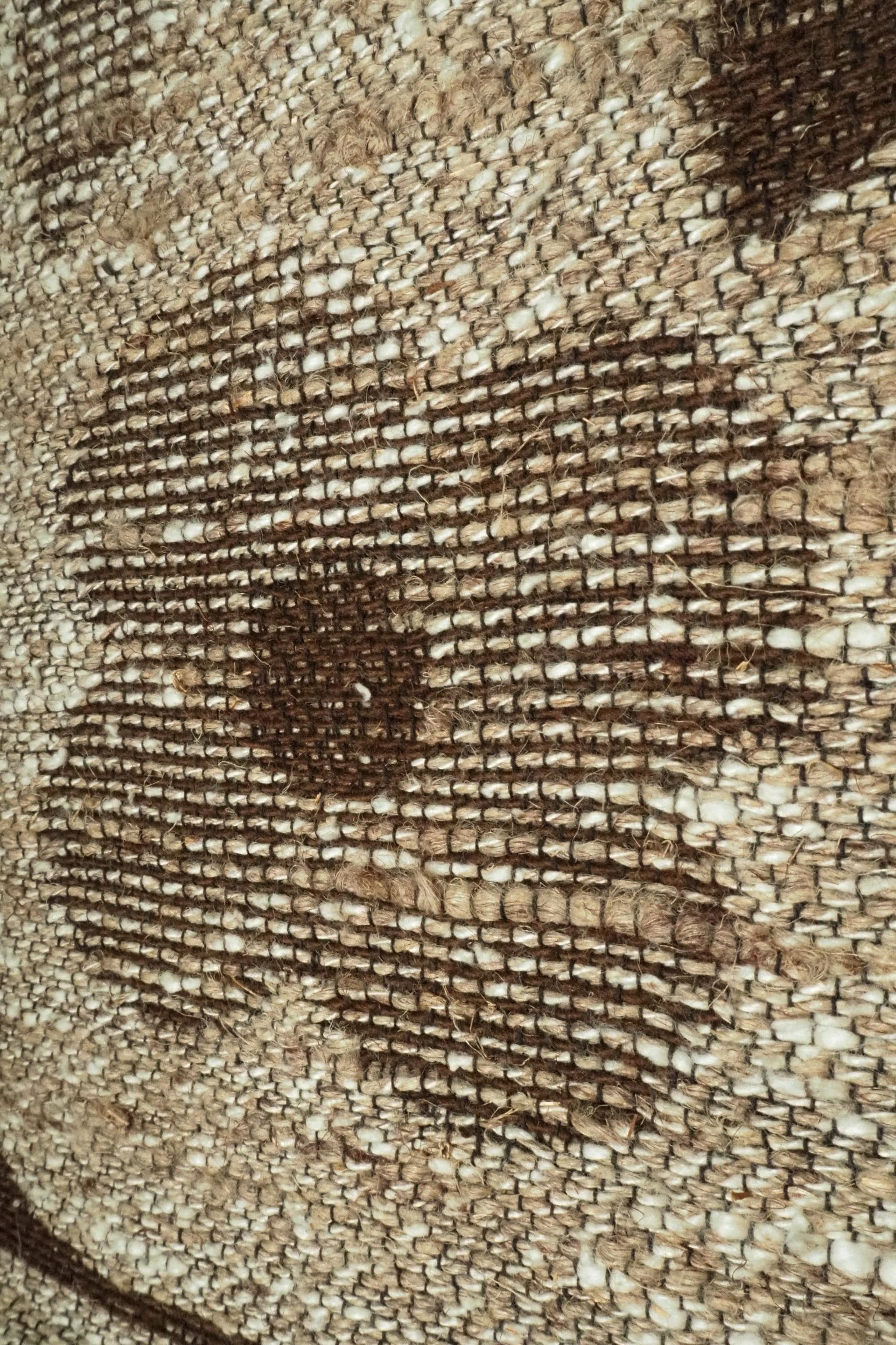 Vintage wall hanging | Floral wall tapestry | Retro wall hanging | Scandinavian wall hanging | Brown and beige wall hanging