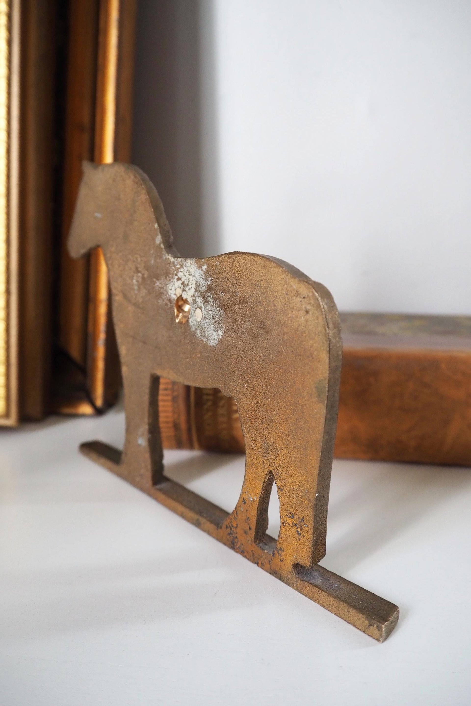 Vintage brass horse | Vintage horse figurine | Vintage horse ornament | Vintage brass figurine | Brass horse | Standing brass horse