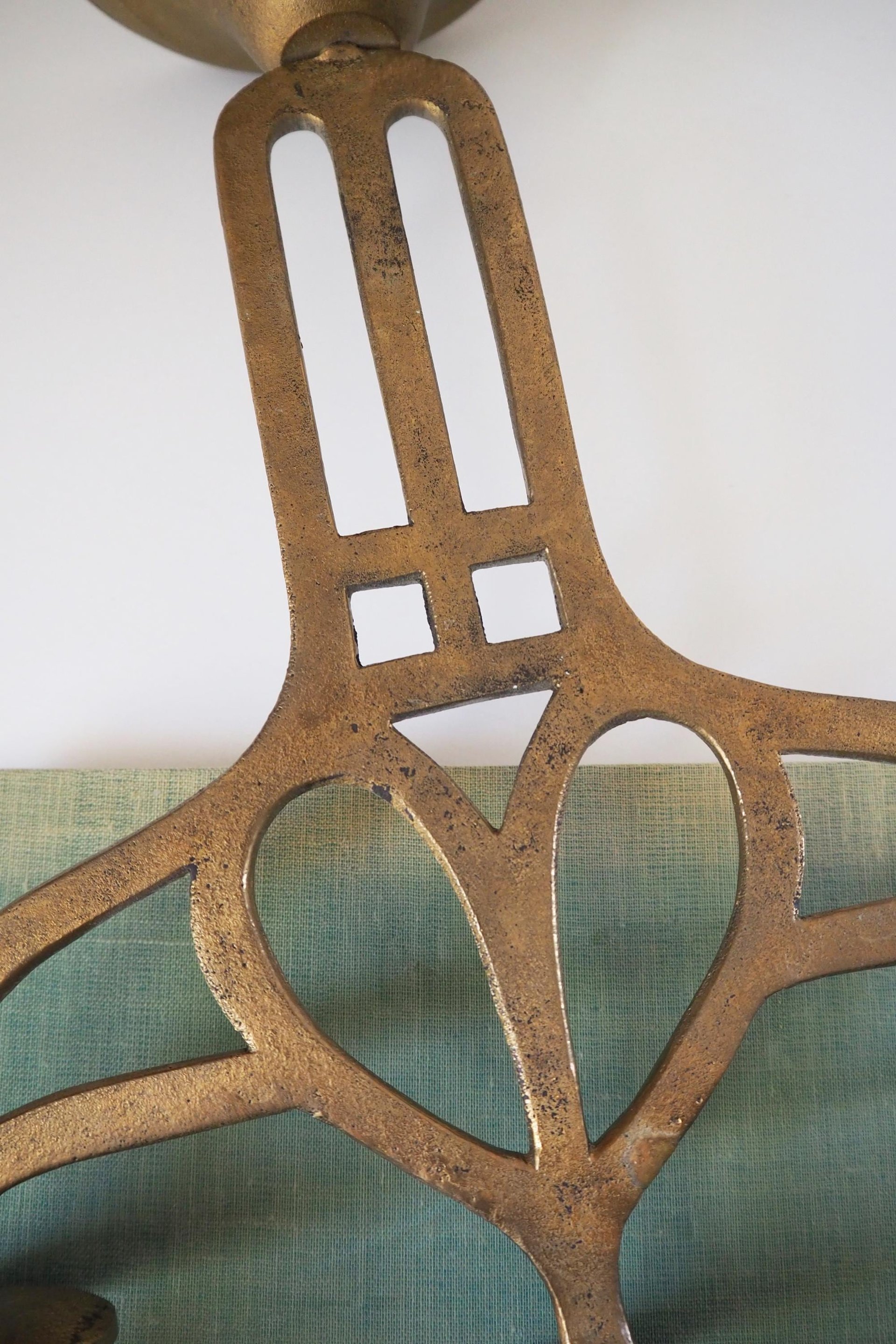 Vintage three arm candelabra | Vintage candelabrum | Three arm candlestick holder | Vintage candelabra | Art nouveau candelabrum