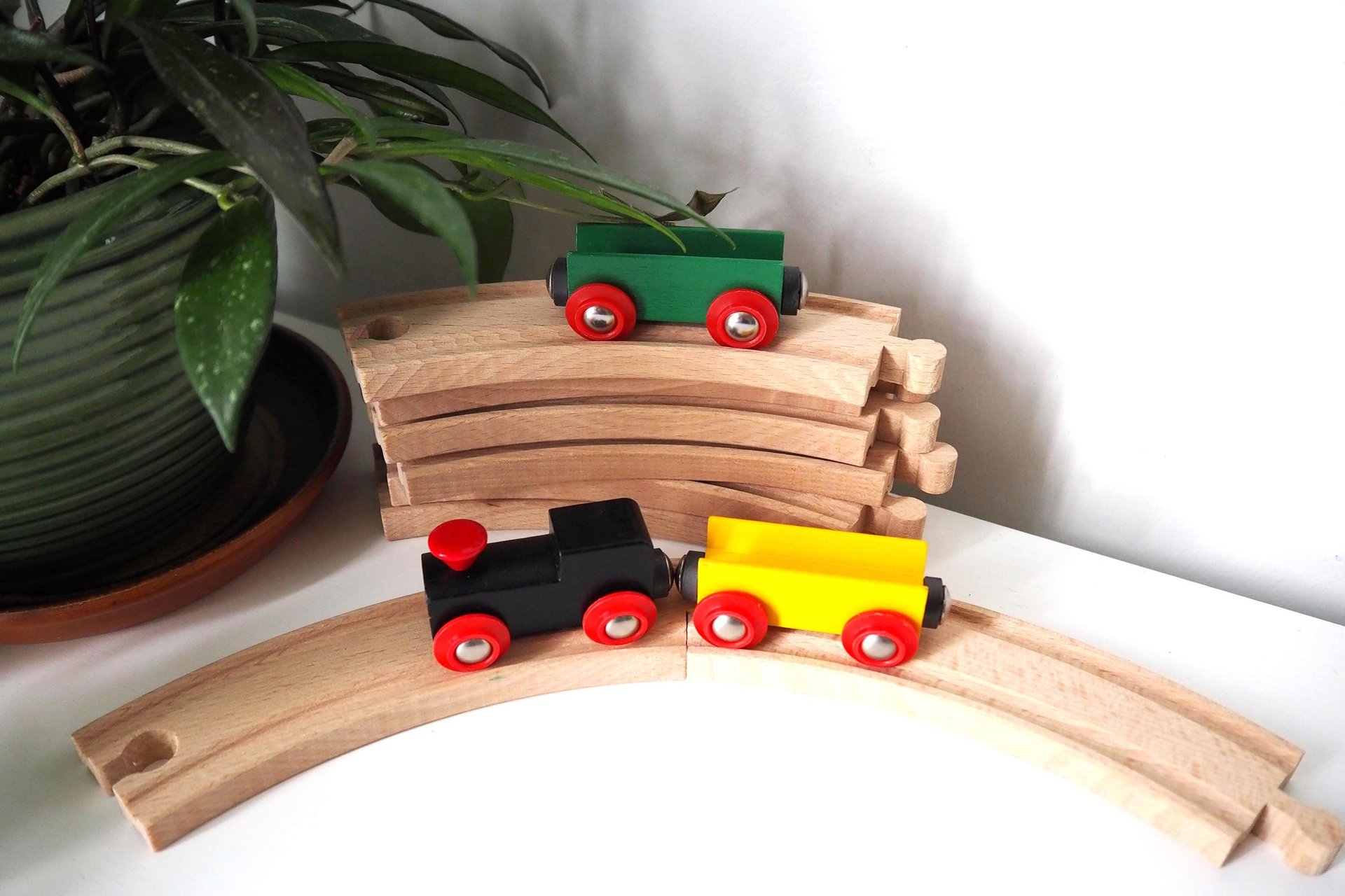 Vintage Brio train set | Wooden train set for children | Vintage train set for kids | Vintage wooden toy train | Vintage toys | Brio 33115