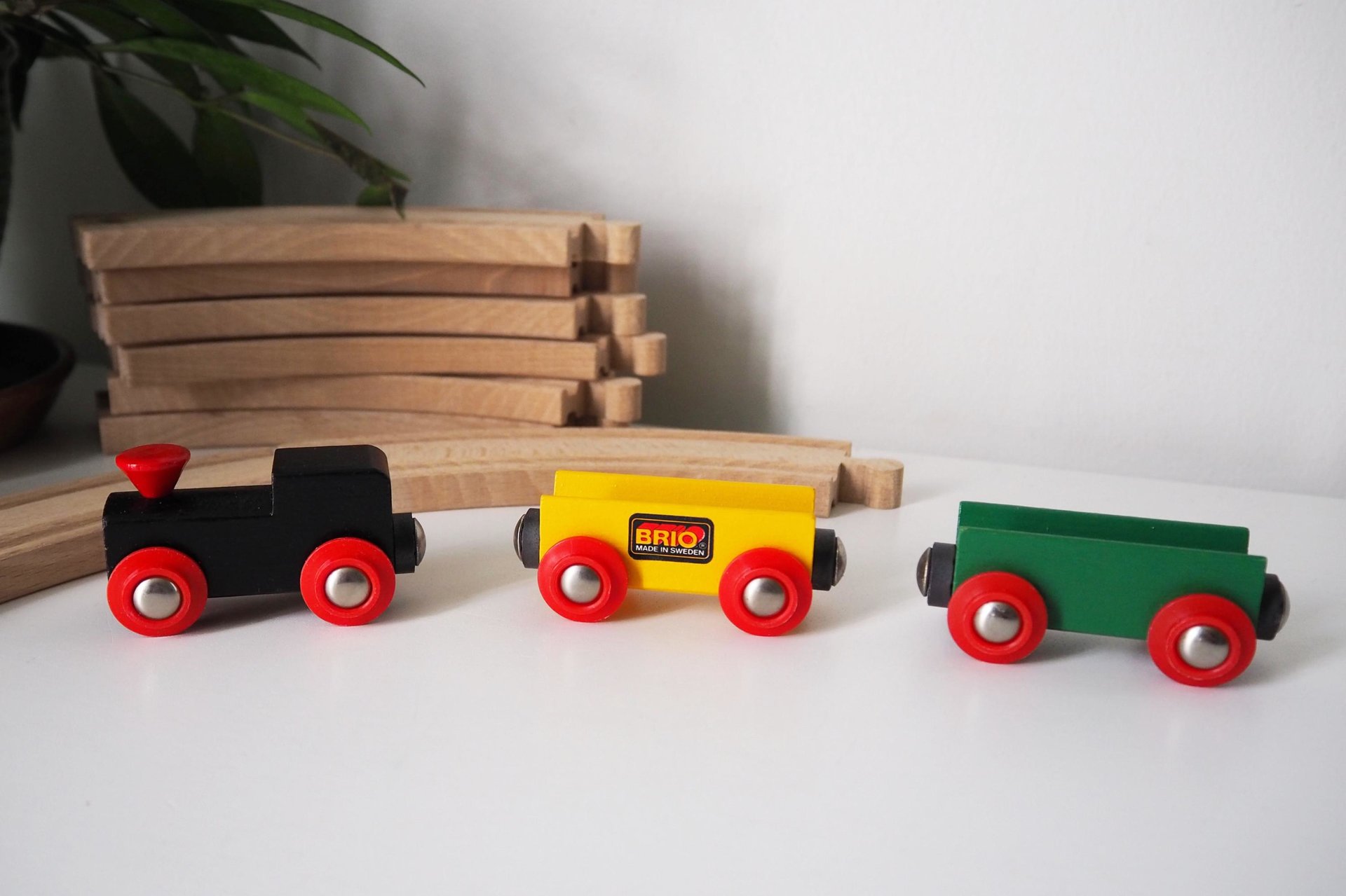 Vintage Brio train set | Wooden train set for children | Vintage train set for kids | Vintage wooden toy train | Vintage toys | Brio 33115