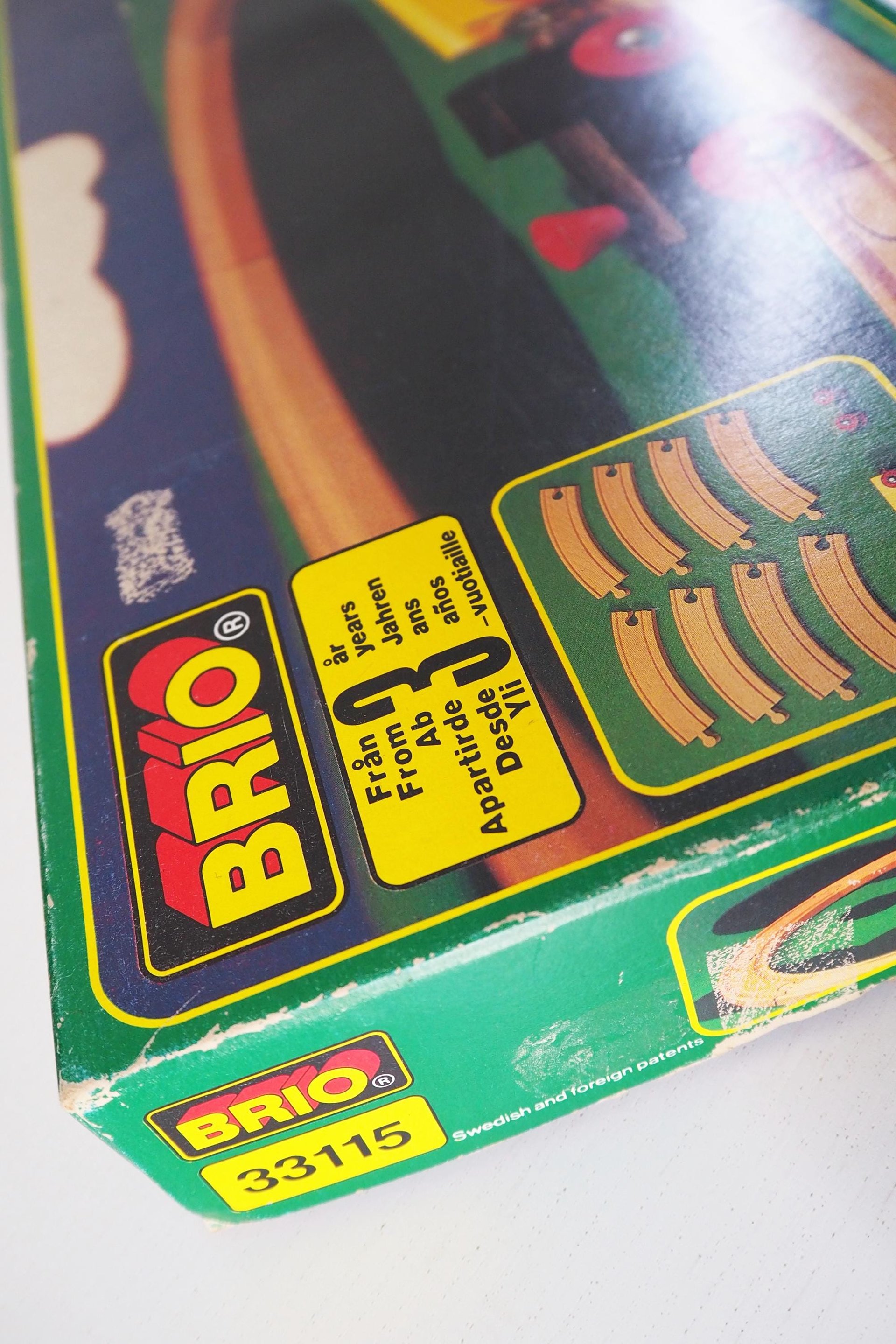 Vintage Brio train set | Wooden train set for children | Vintage train set for kids | Vintage wooden toy train | Vintage toys | Brio 33115