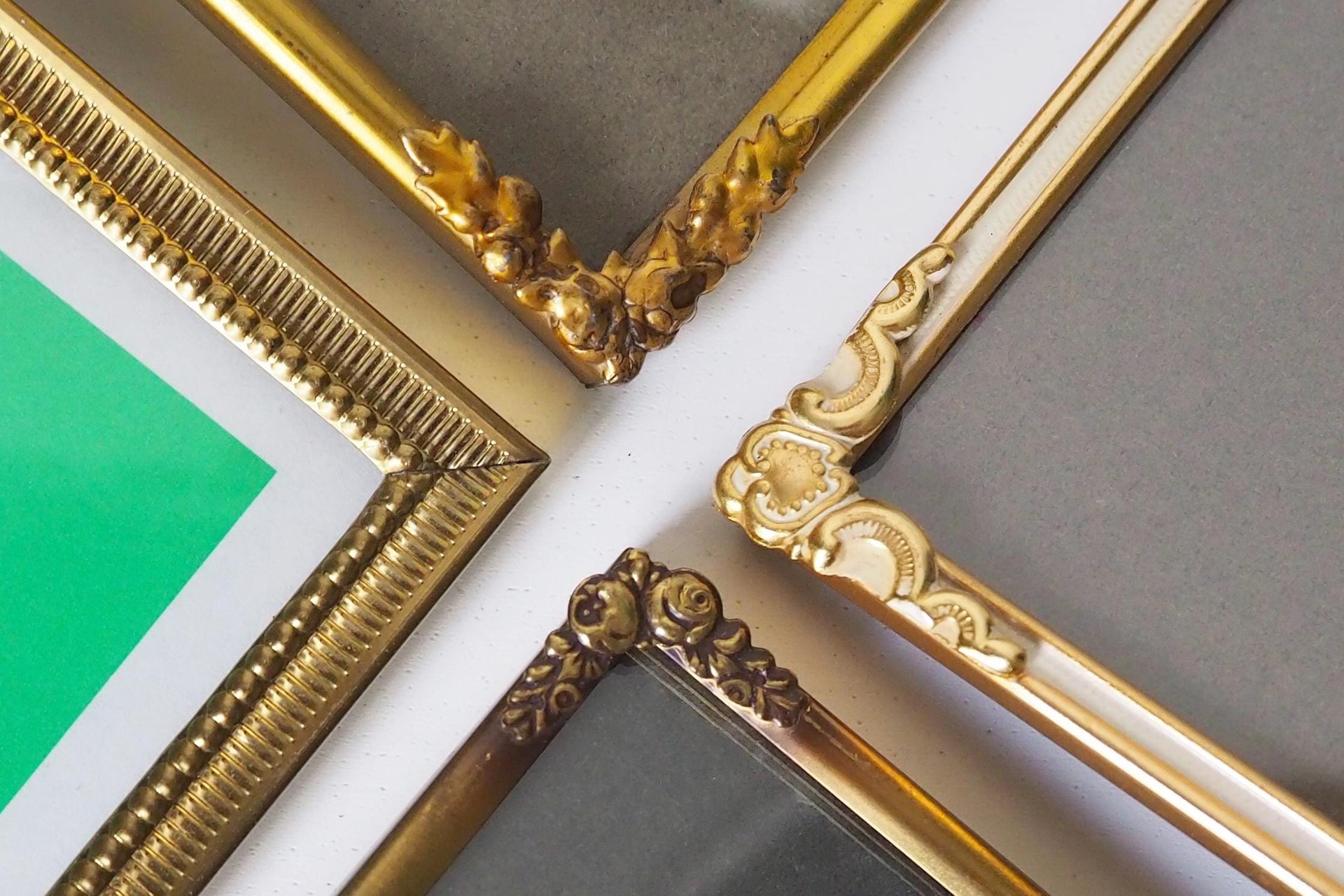 Vintage brass photo frame sets | Set of two vintage brass photo frames | Matching vintage frames | Brass picture frames | Vintage frames