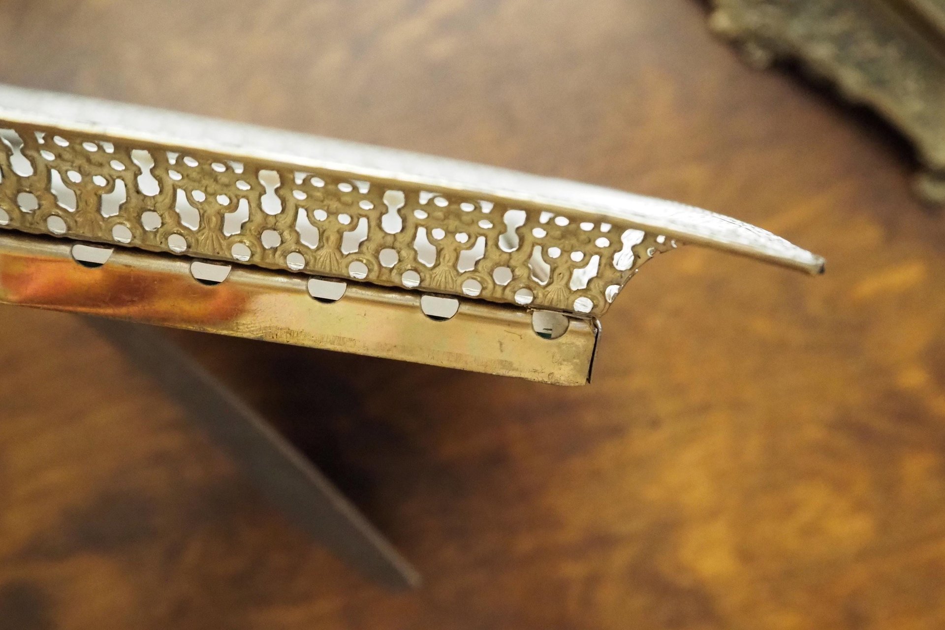 Vintage photo frame | Vintage brass and white photo frame | Brass picture frame | Vintage Jyden picture frame | Danish photo frame