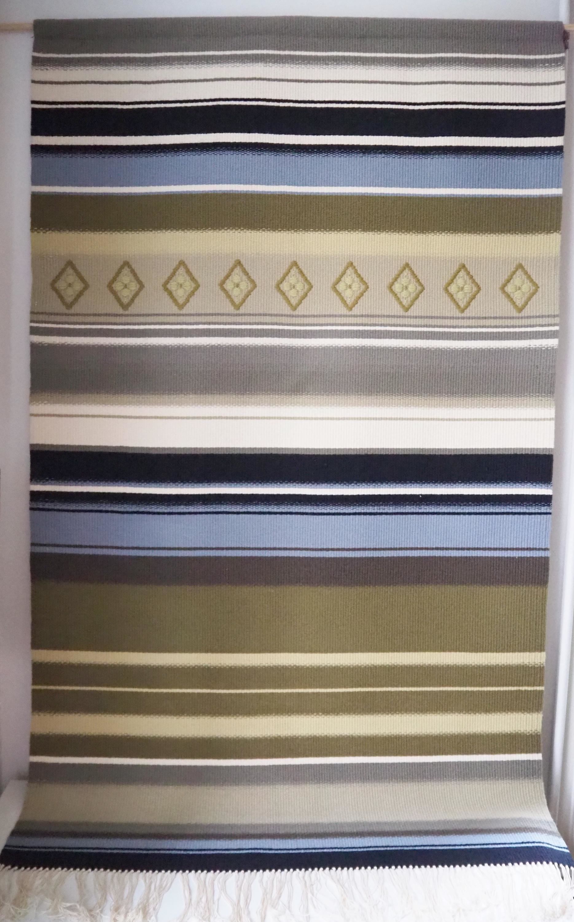 Vintage wall hanging | Finnish Raanu | Scandinavian wall tapestry | Toini Joki Raanu | Large vintage wall tapestry | Made in Finland