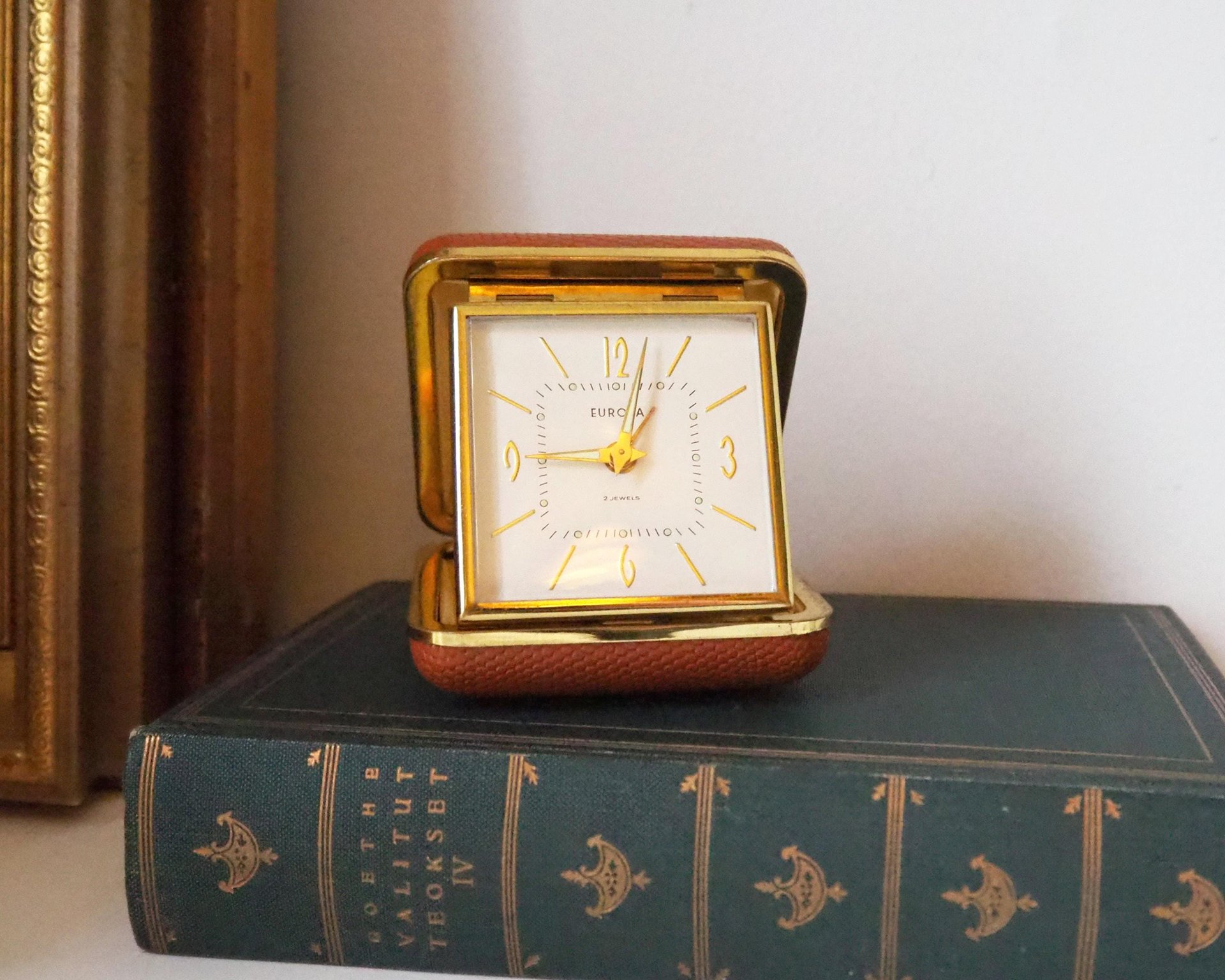 Vintage travel alarm clock | Europa alarm clock | Vintage wind up clock | Travel alarm clock | Working order