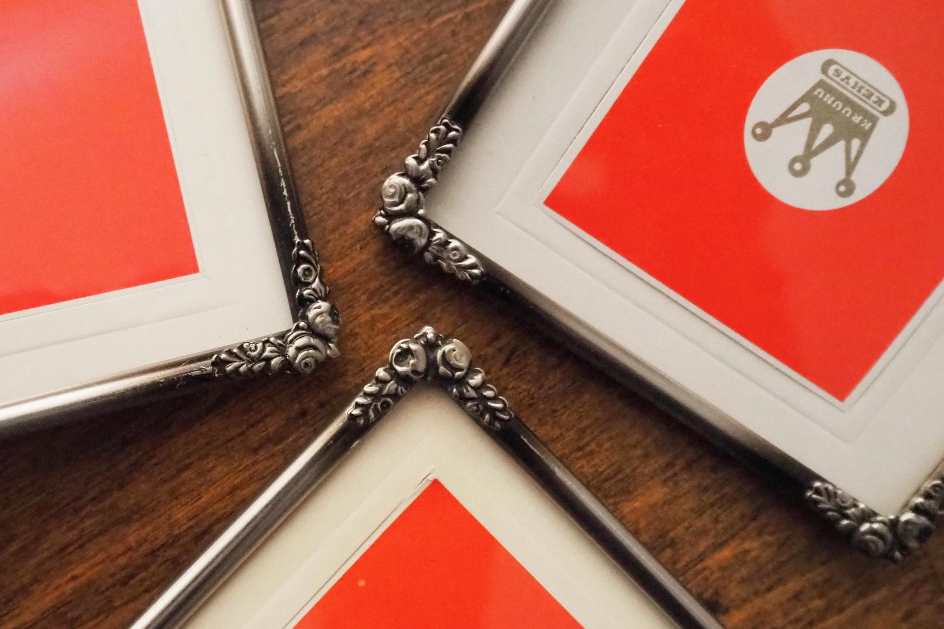 Set of three vintage photo frames | Vintage silver plated photo frames | Silver plated vintage frames | Silver plated picture frames