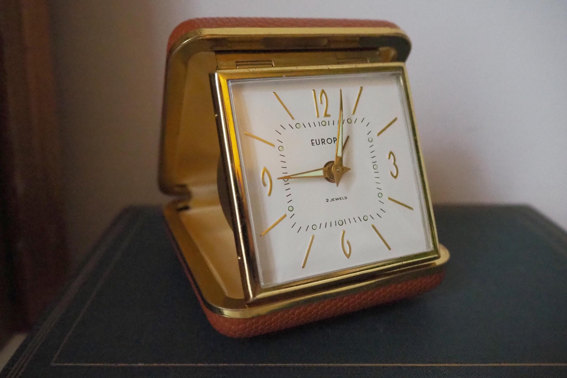 Vintage travel alarm clock | Europa alarm clock | Vintage wind up clock | Travel alarm clock | Working order