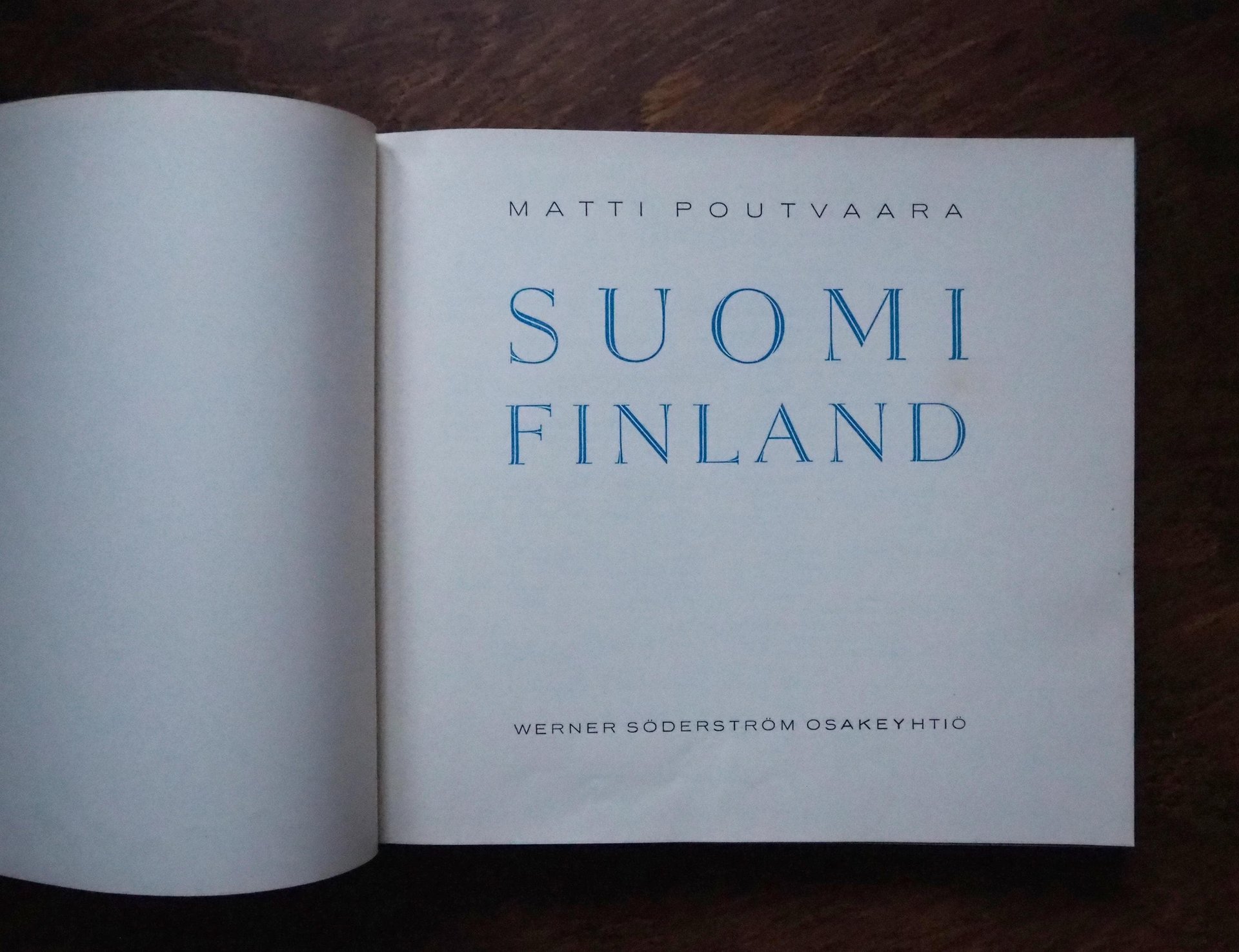 Vintage Suomi Finland book | Photography book about Finland | Vintage book about Finland | Photography book