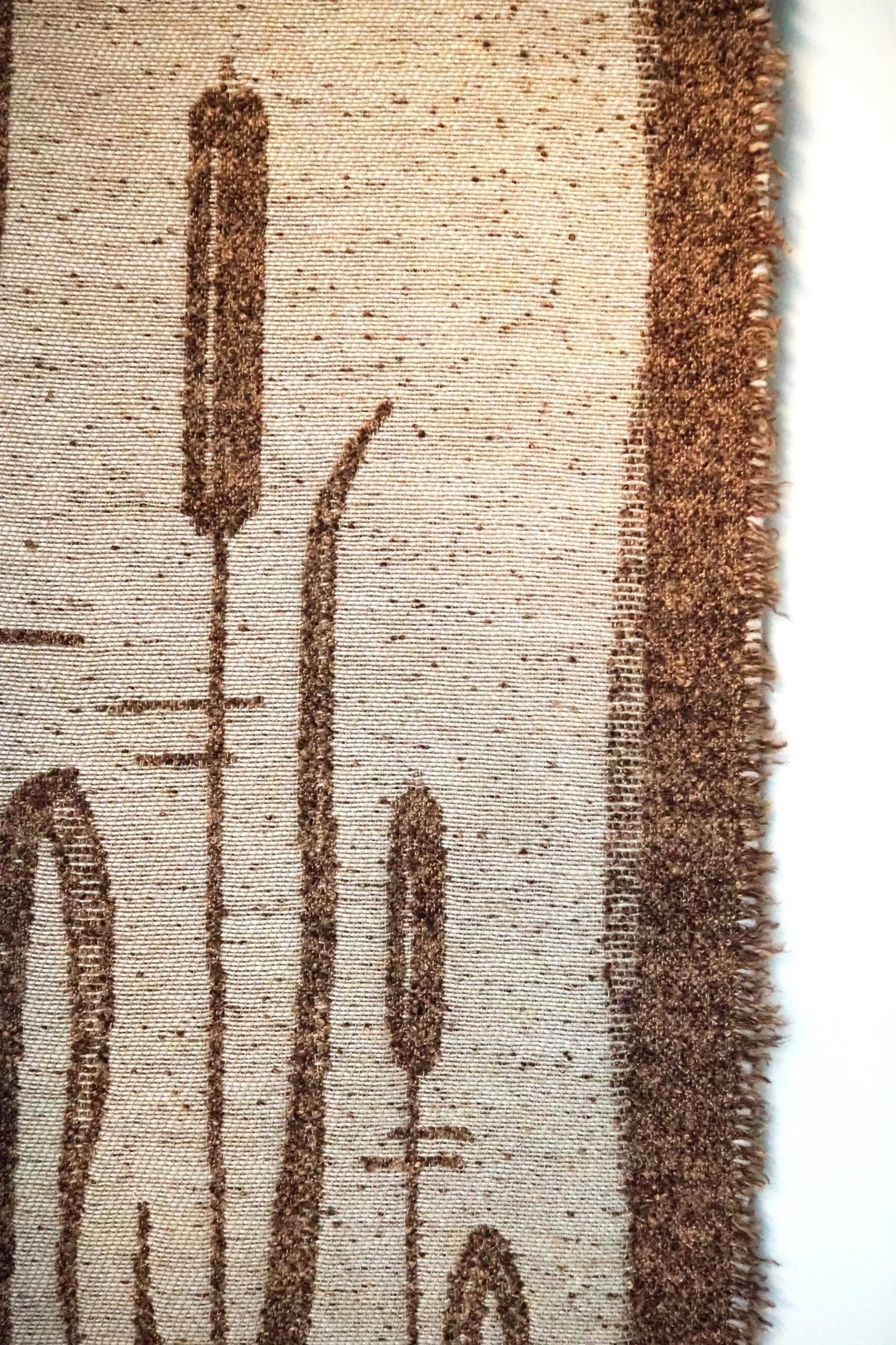 Vintage wall hanging | Scandinavian wall tapestry | Lapuan Kankurit wall hanging | Vintage wall tapestry | Finnish wall tapestry | Cattails