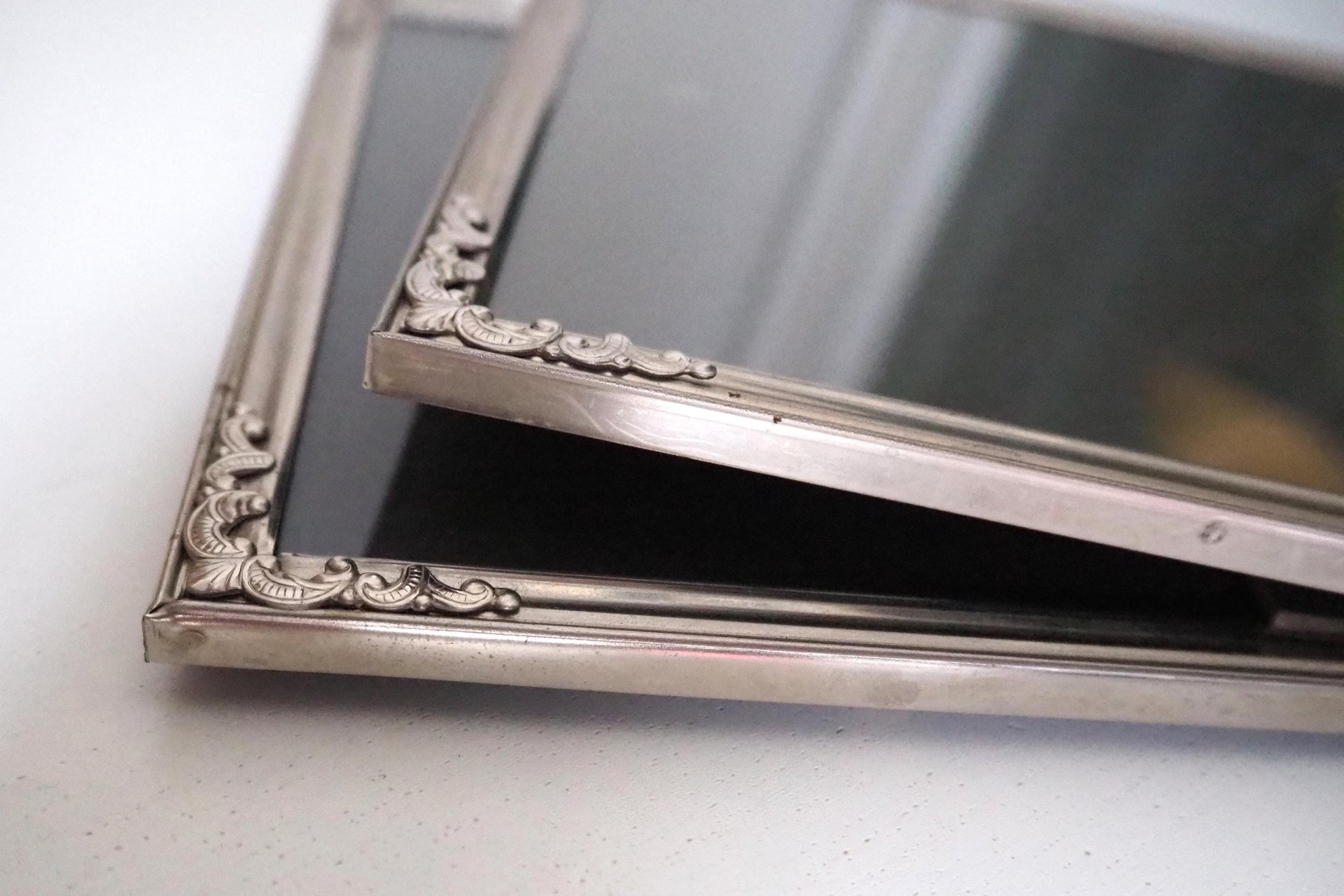 Set of two vintage silver plated photo frames | Silver plated photo frames | Vintage picture frames | Matching frames