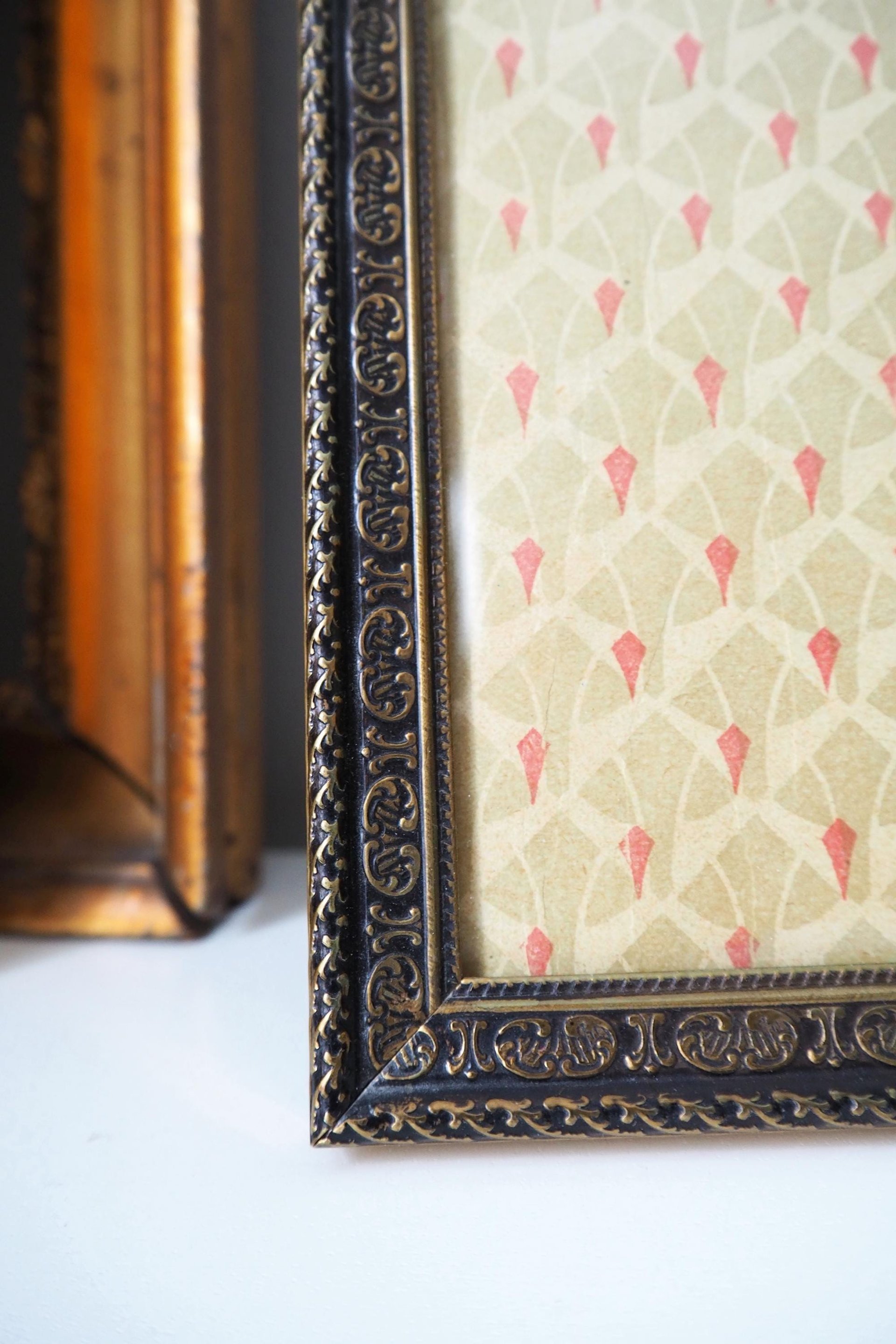 Vintage photo frame 18x24 cm | Vintage brass frame | Brass picture frame | Vintage picture frame | Finnish photo frame