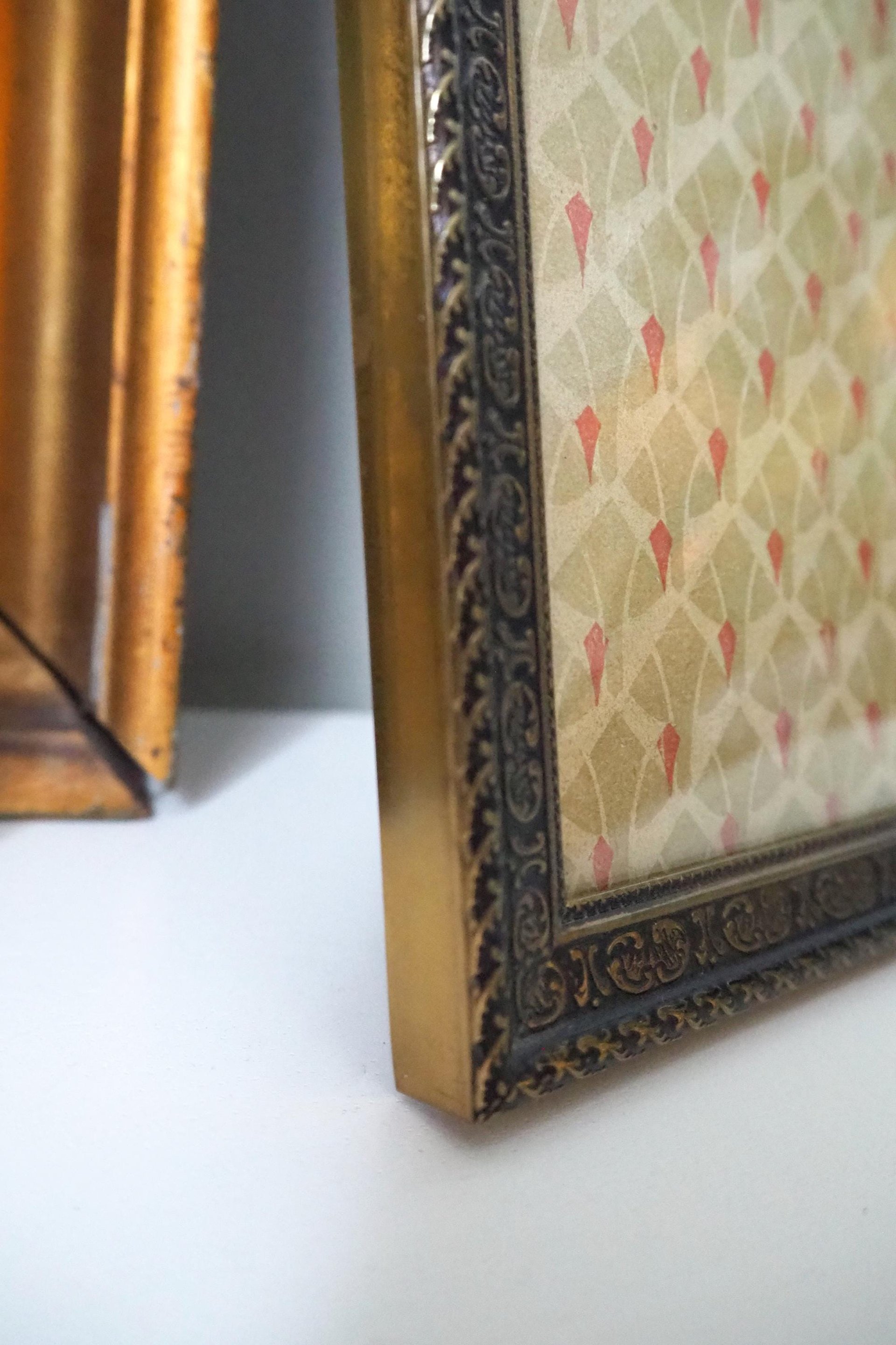 Vintage photo frame 18x24 cm | Vintage brass frame | Brass picture frame | Vintage picture frame | Finnish photo frame