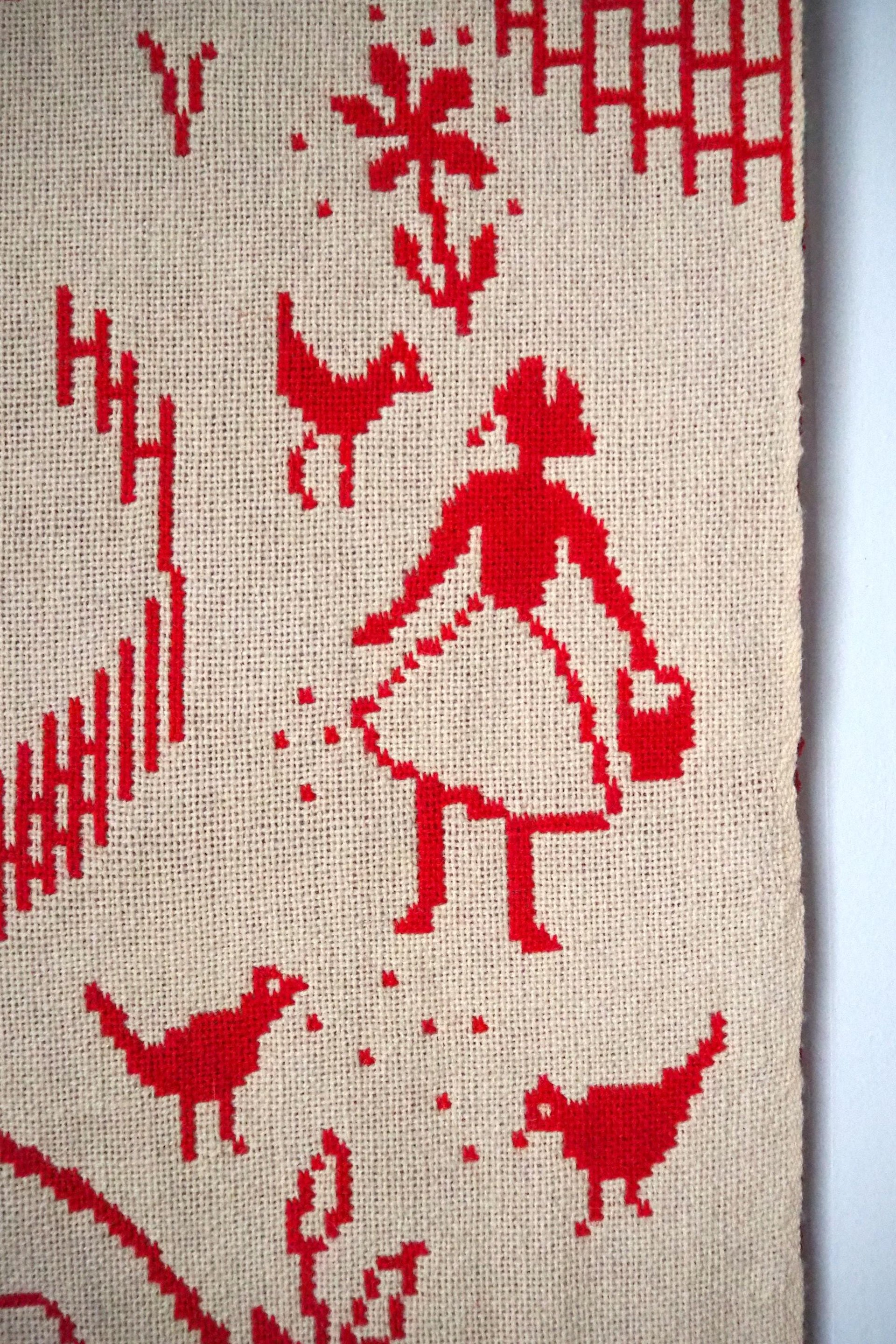 Vintage wall hanging | Handmade wall tapestry | Scandinavian wall hanging | Vintage wall tapestry | Reversible wall tapestry