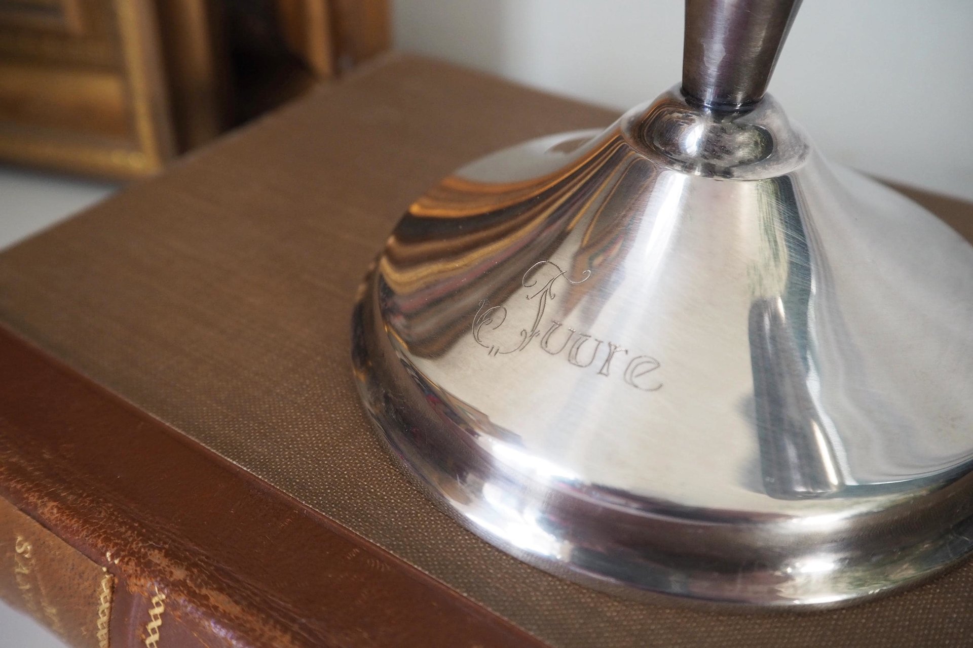 Vintage alpacca candelabra | Alpacca silver candelabra | Three arm candlestick holder | Vintage candelabrum