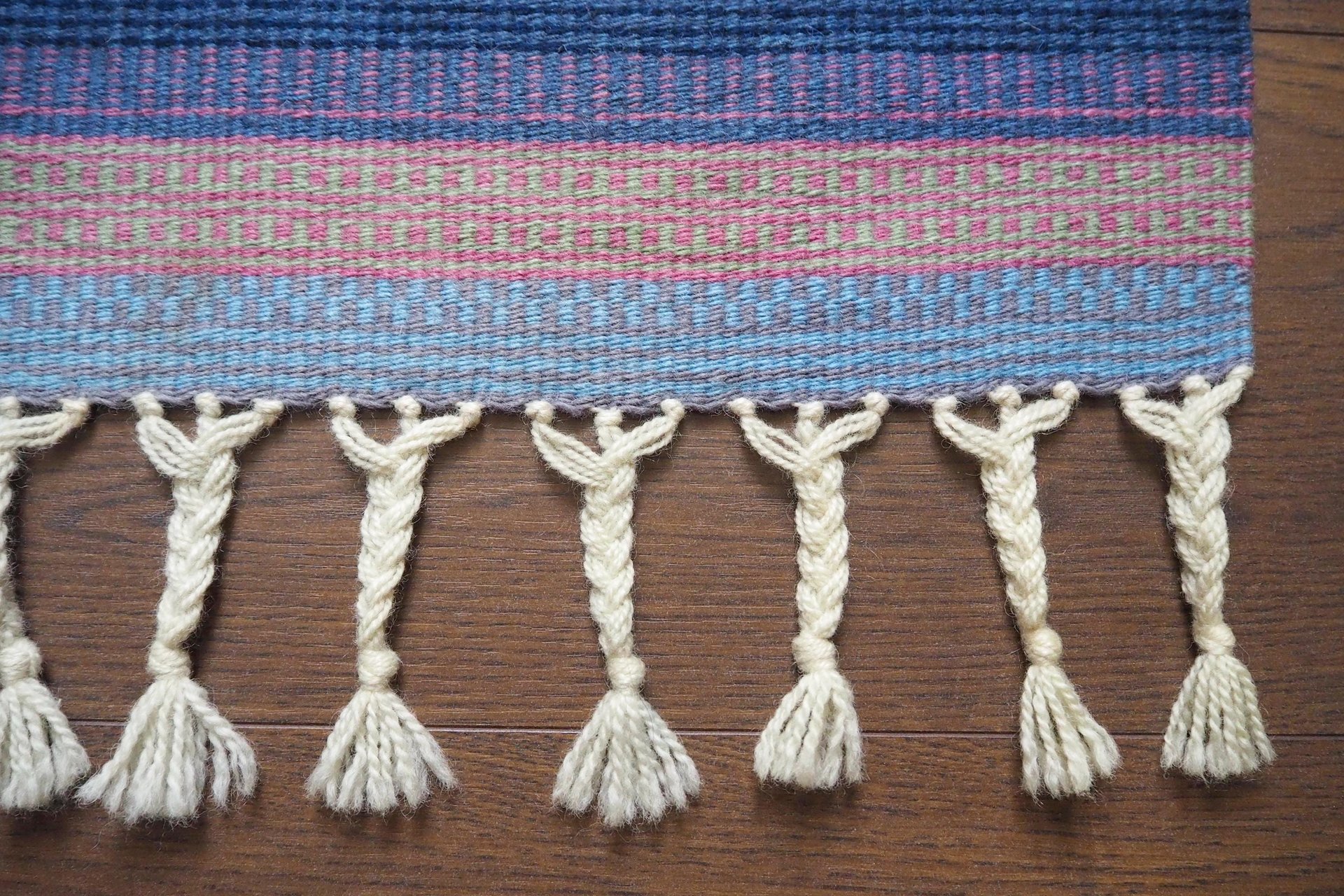 Vintage wall tapestry | Arktinen Horisontti by Elsa Montell-Saanio | Finnish Raanu | Lapland | Vintage wall hanging | Made in Finland