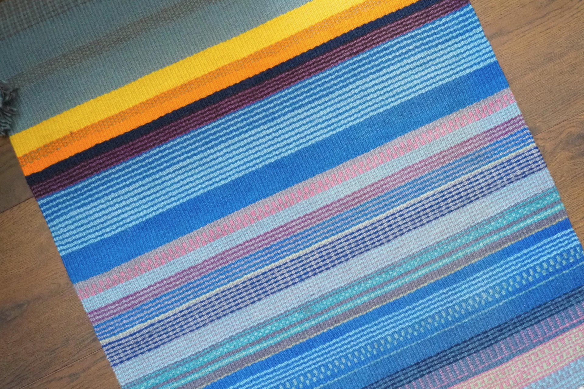 Vintage wall tapestry | Arktinen Horisontti by Elsa Montell-Saanio | Finnish Raanu | Lapland | Vintage wall hanging | Made in Finland