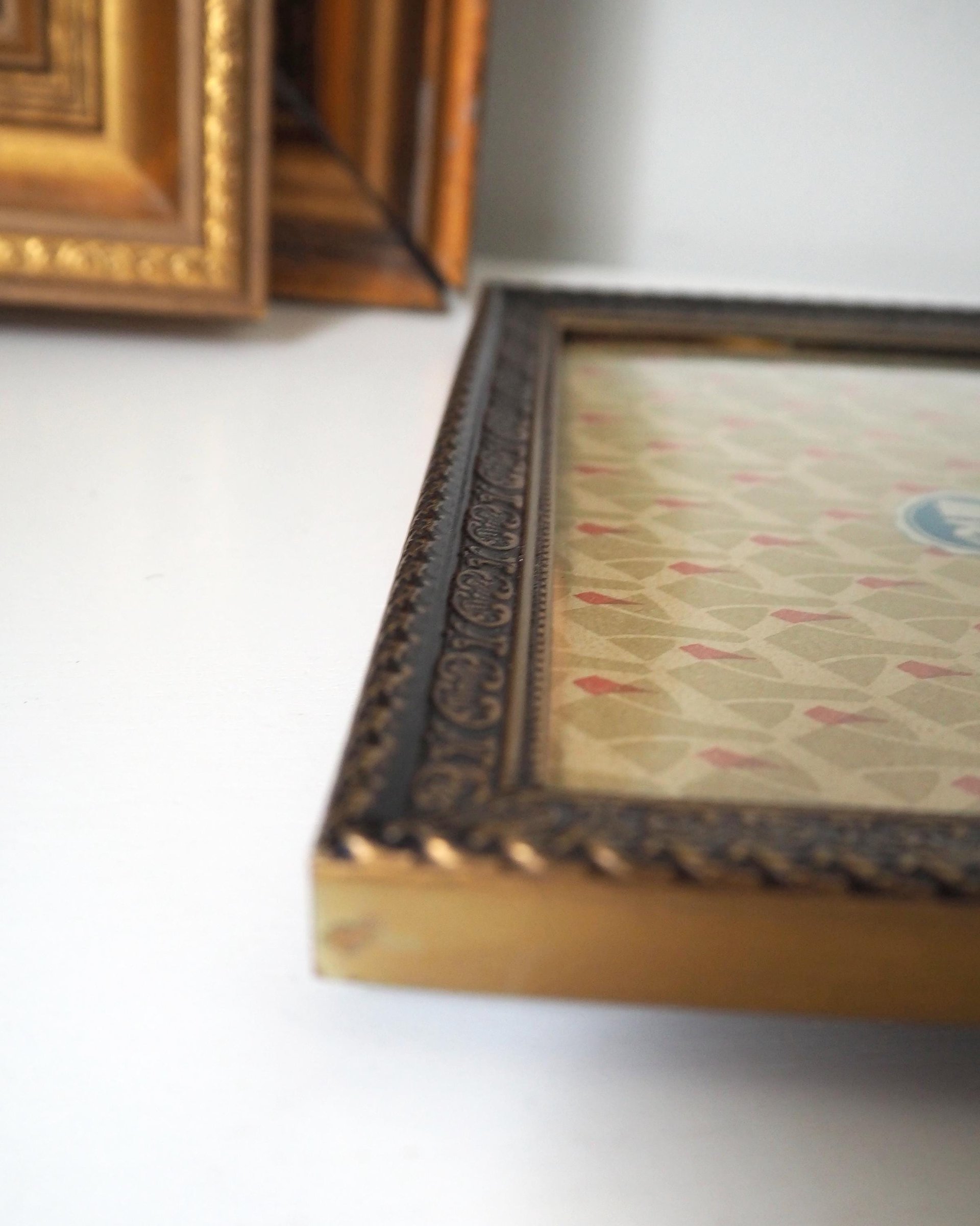 Vintage photo frame 18x24 cm | Vintage brass frame | Brass picture frame | Vintage picture frame | Finnish photo frame