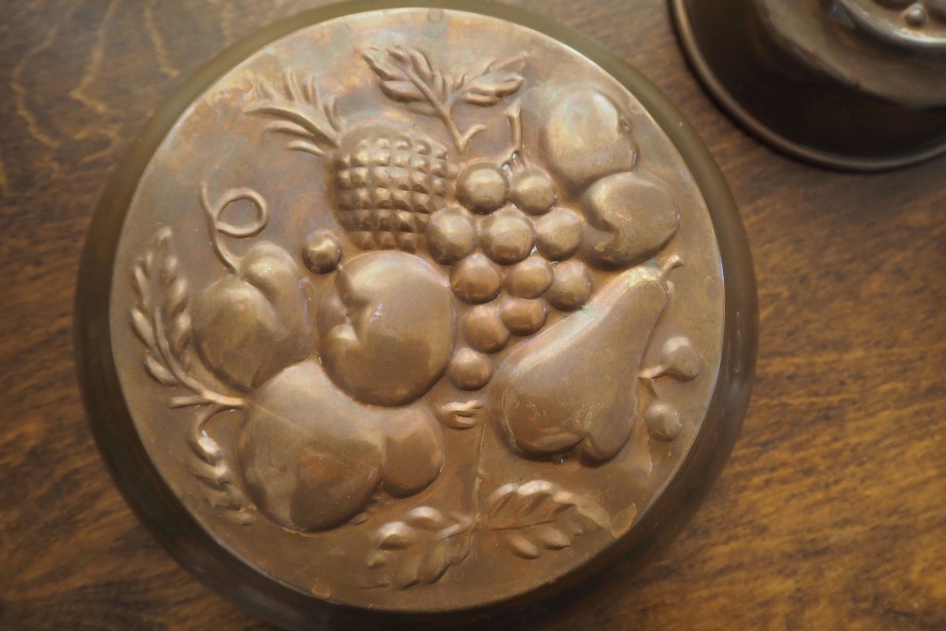 Set of three vintage copper baking molds | Vintage copper molds | Mismatched copper molds | Vintage baking molds | Vintage kitchen decor