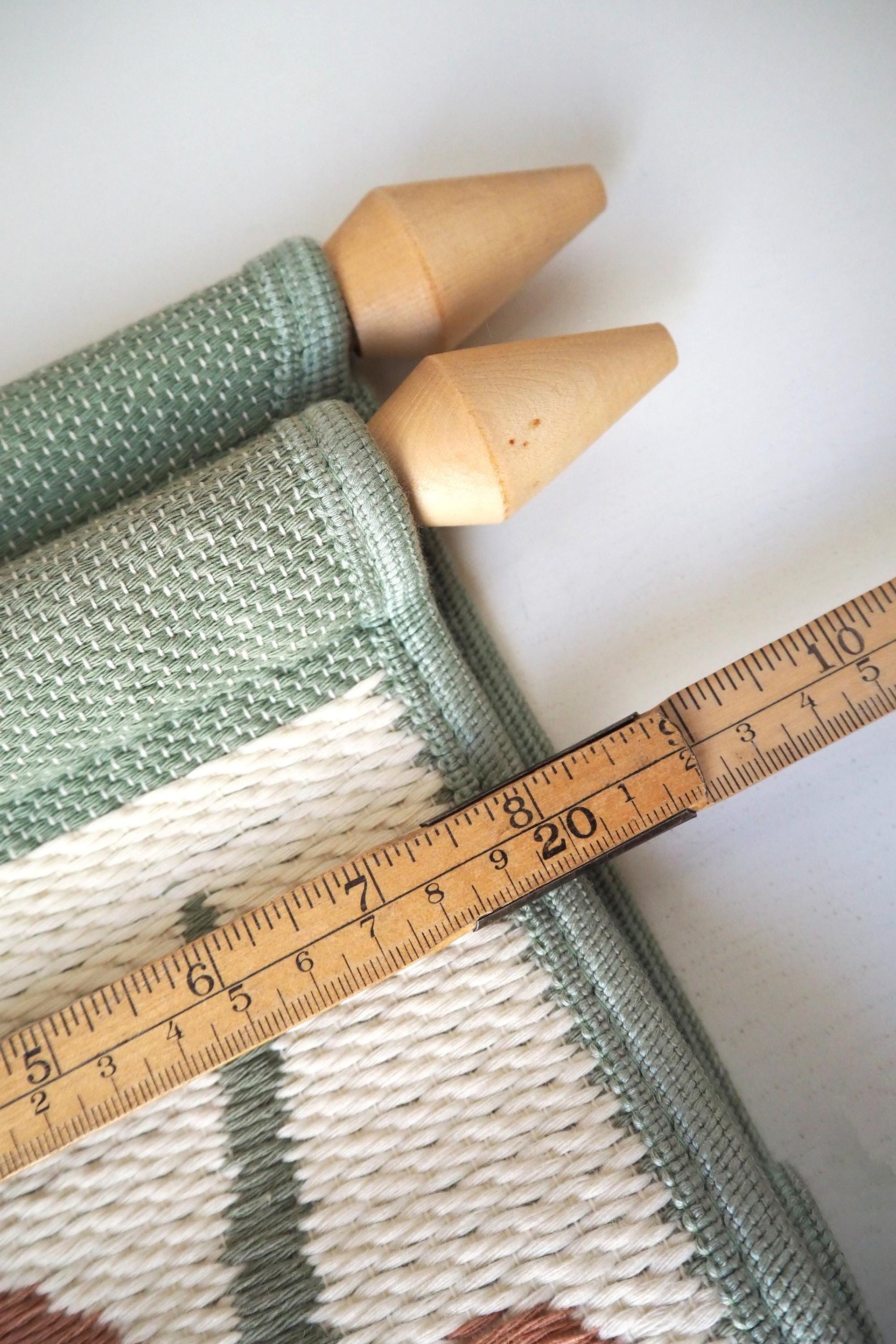 Vintage wall hanging | Long wall hanging | Nature wall hanging | Scandinavian woven textile | Made in Finland